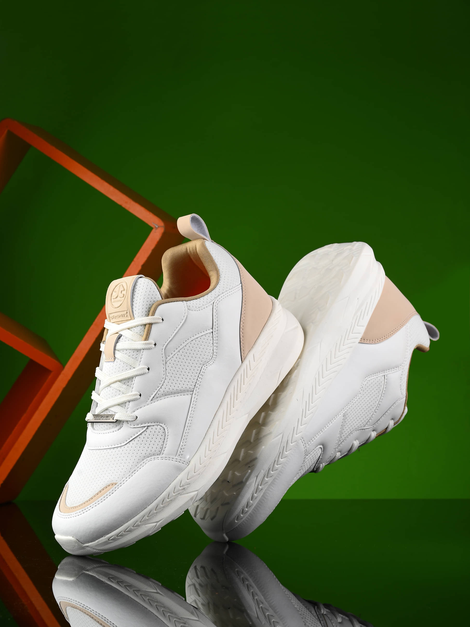 OFF LIMITS BRIXTON Off White Men's Sports Running Shoes OFF LIMITS BRIXTON Off White Men's Sports Running Shoes