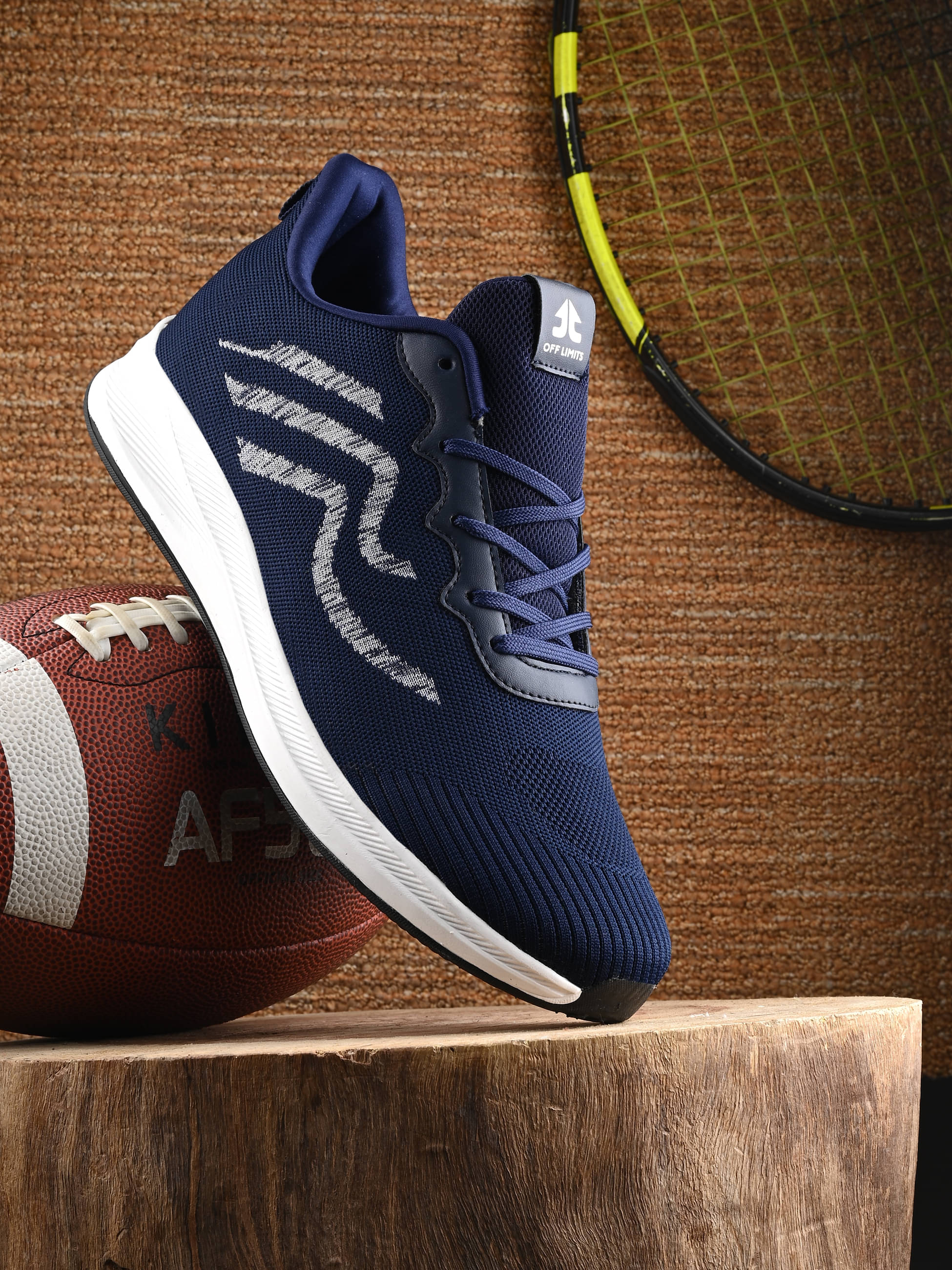 OFF LIMITS DEAN Big & Tall Navy Men's Sports Running Shoes OFF LIMITS DEAN Big & Tall Navy Men's Sports Running Shoes