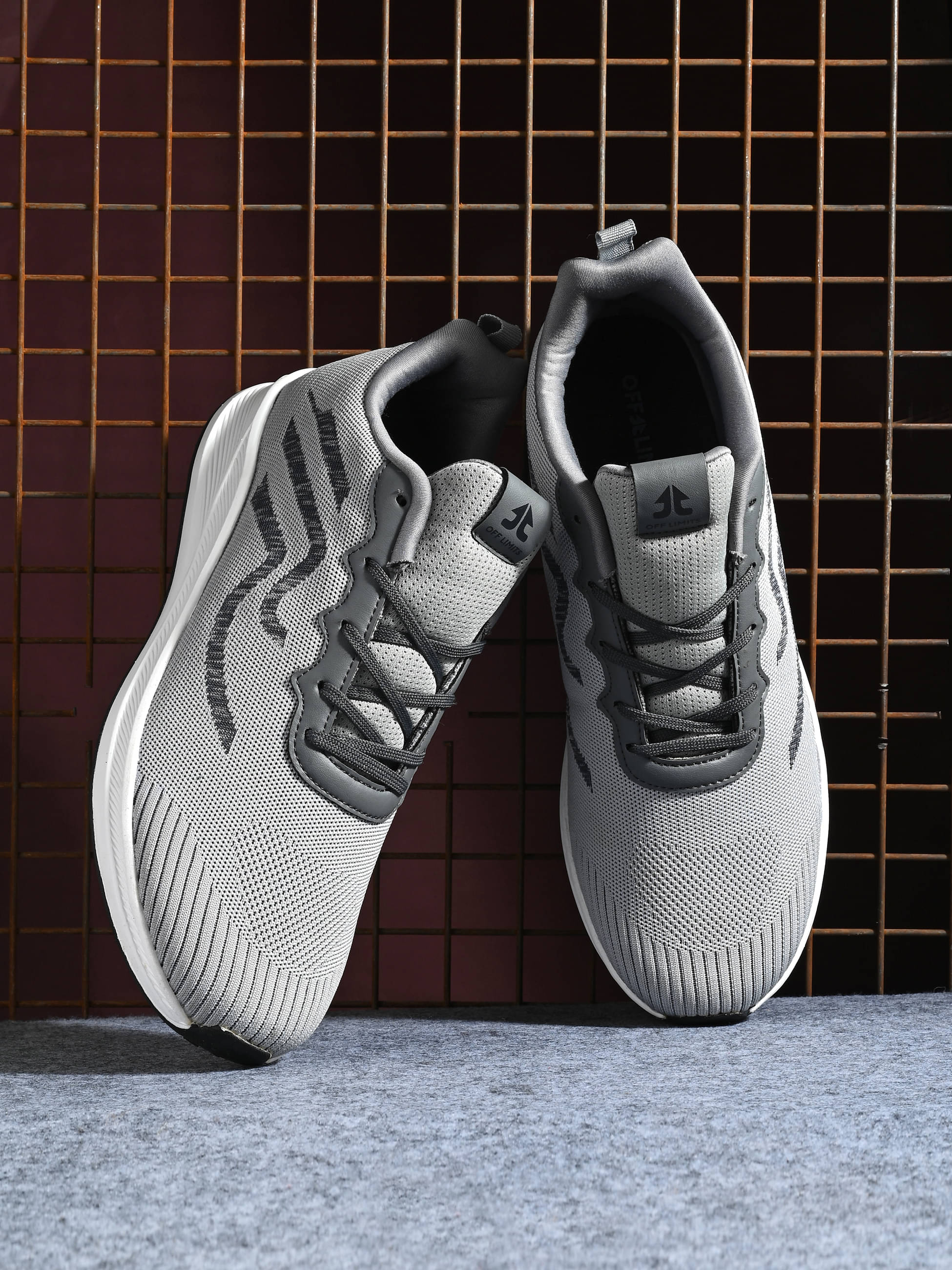     			OFF LIMITS DEAN Big & Tall Gray Men's Sports Running Shoes