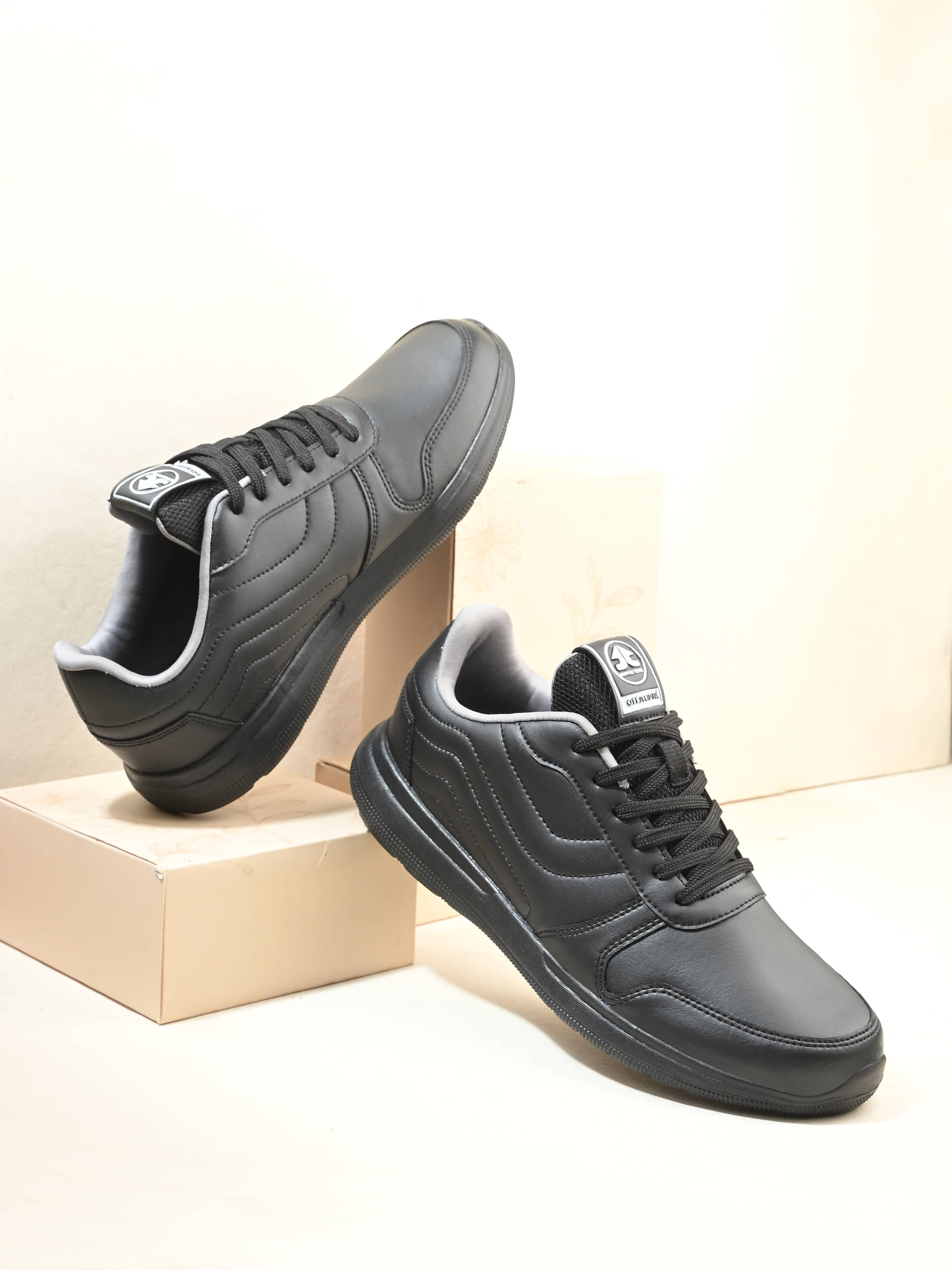     			OFF LIMITS EON Black Men's Sneakers