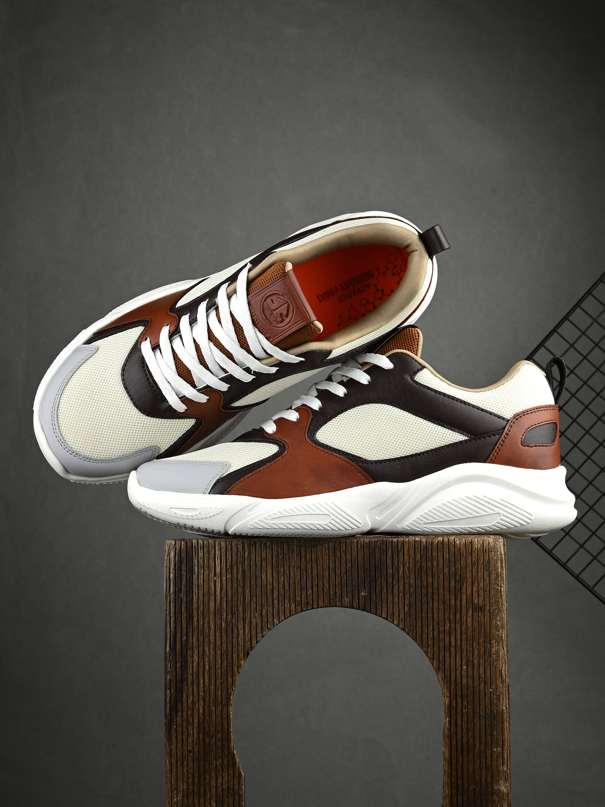     			OFF LIMITS FALCON Beige Men's Sports Running Shoes