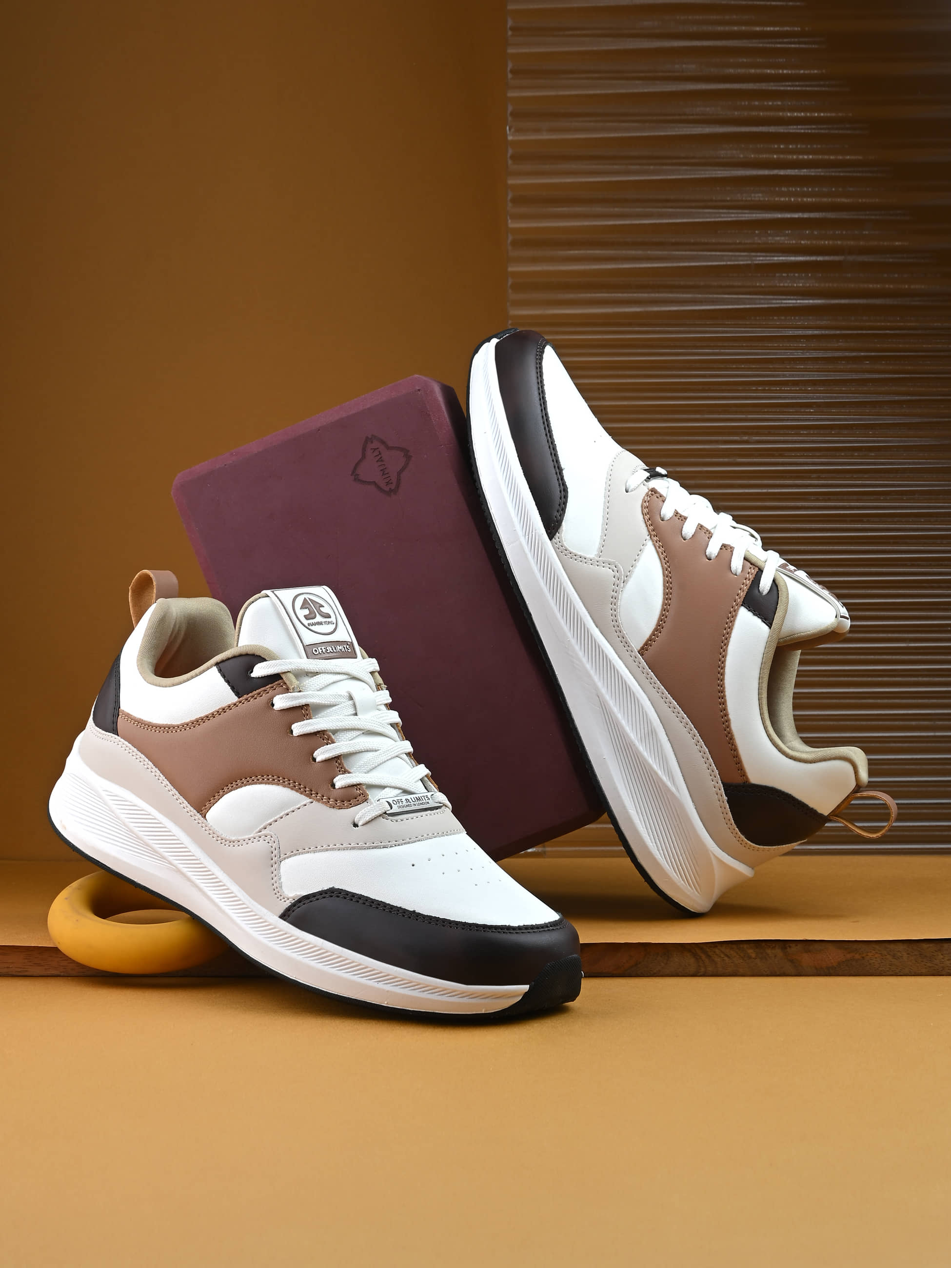 OFF LIMITS STUSSY Big & Tall Off White Men's Sports Running Shoes - Sports Shoes | Buy online on ZillyBuy
