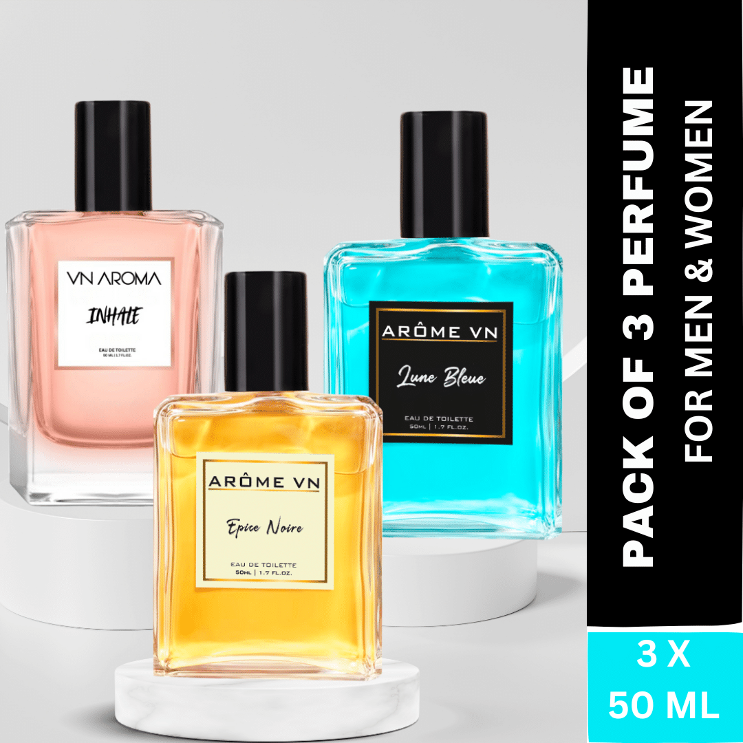 VN AROMA Eau De Toilette (EDT) Woody,Fresh,Oriental Mild -Fragrance For Men,Women,Unisex ( Pack of 3 ) VN AROMA Eau De Toilette (EDT) Woody,Fresh,Oriental Mild -Fragrance For Men,Women,Unisex ( Pack of 3 )