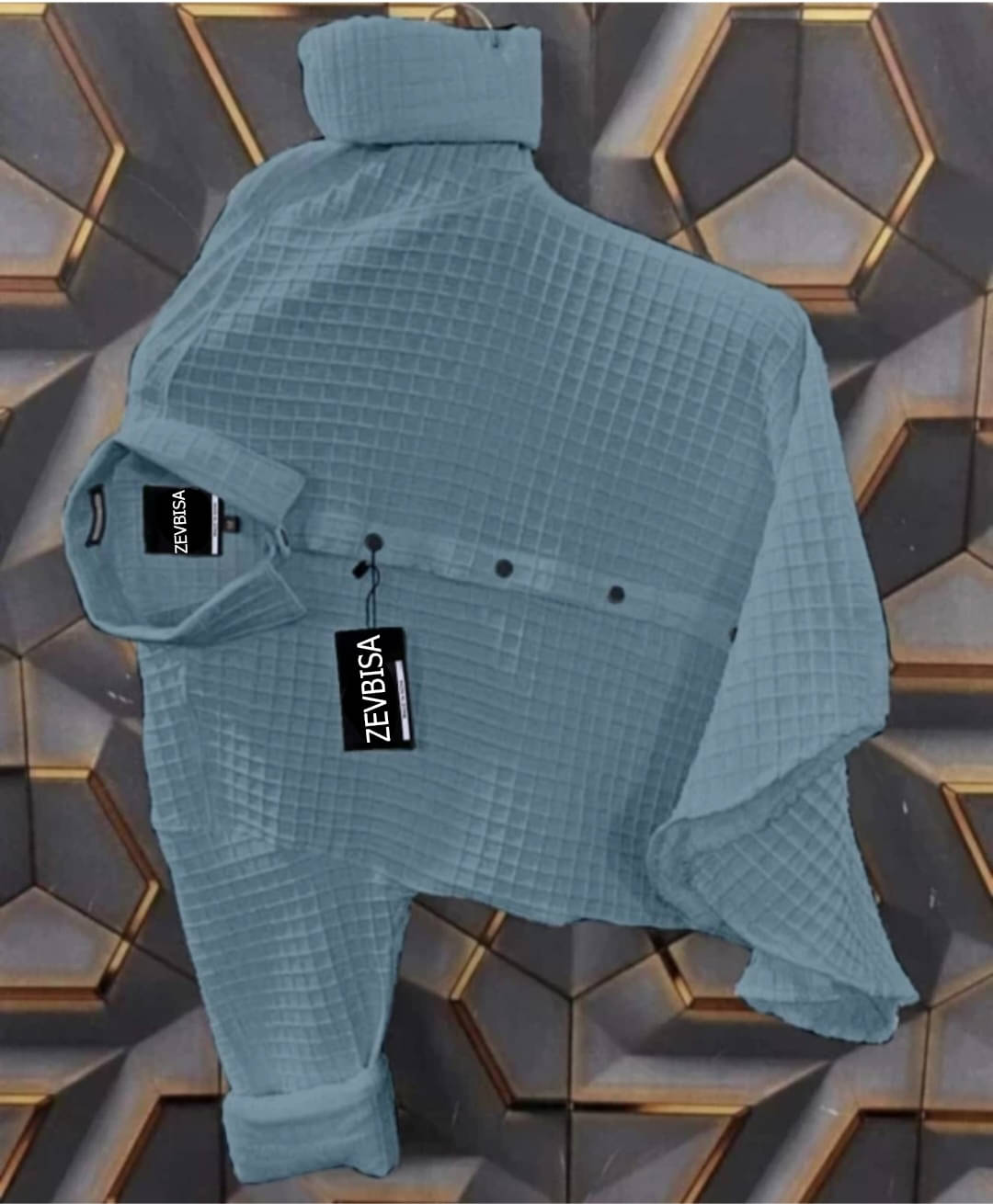 ZEVBISA Poly Cotton Regular Fit Self Design Full Sleeves Men's Casual Shirt - Multicolor ( Pack of 1 ) ZEVBISA Poly Cotton Regular Fit Self Design Full Sleeves Men's Casual Shirt - Multicolor ( Pack of 1 )