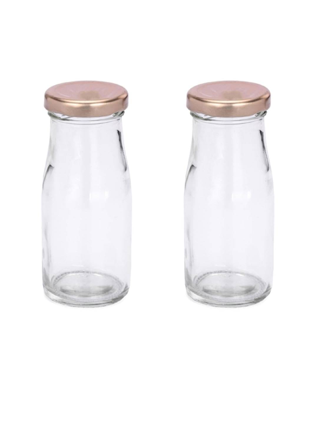 AFAST Food Grade Transparent Glass Bottle For Storage Transparent Glass Water Bottle 100 mL ( Set of 2 ) AFAST Food Grade Transparent Glass Bottle For Storage Transparent Glass Water Bottle 100 mL ( Set of 2 )
