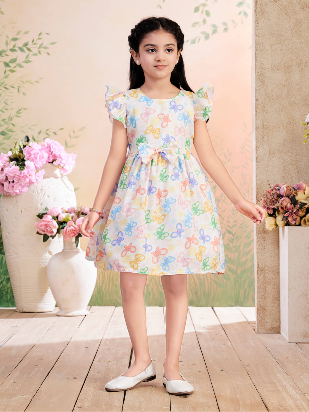 Aarika Cotton Frock For Girls ( Pack of 1 , Peach )     			Aarika Cotton Frock For Girls ( Pack of 1 , Peach )