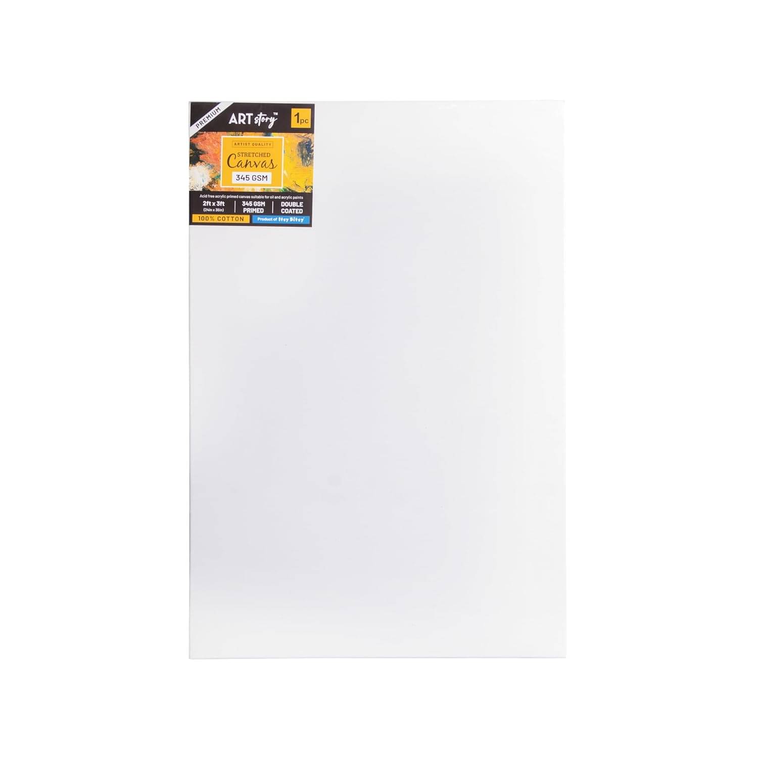 Art Story Stretched Canvas Frame 17X37mm 345gsm 24 X 36inch 1 pc Art Story Stretched Canvas Frame 17X37mm 345gsm 24 X 36inch 1 pc