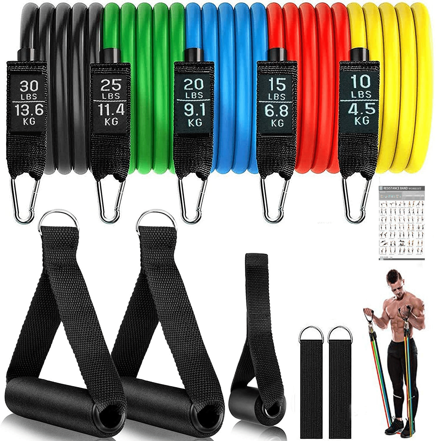 Athlian Latex,Plastic Compact Resistance Band 25-30 kg Athlian Latex,Plastic Compact Resistance Band 25-30 kg