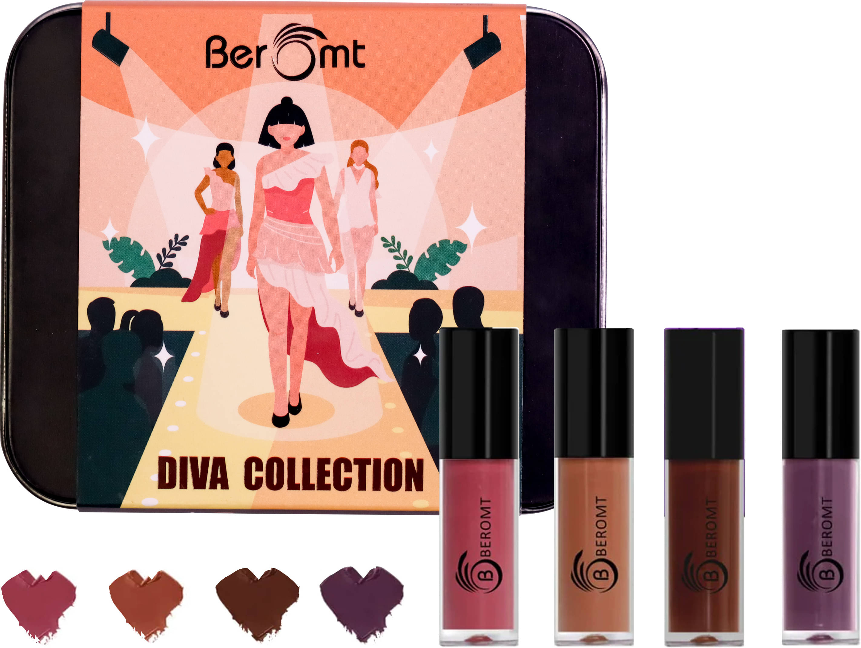     			BEROMT Multi Matte Lip Gloss 6.4