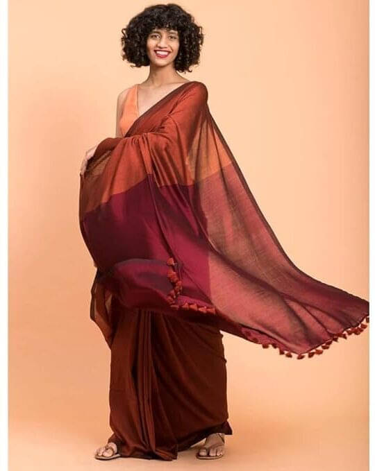 BRYNBRIT Cotton Blend Self Design Regular Saree Without Blouse Piece ( Yellow1 ) BRYNBRIT Cotton Blend Self Design Regular Saree Without Blouse Piece ( Yellow1 )