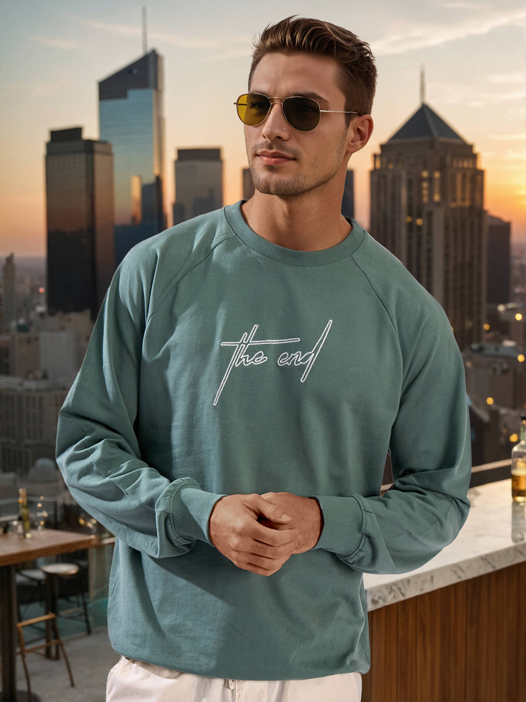 Bene Kleed Cotton Round Neck Men's Sweatshirt - Green ( Pack of 1 )     			Bene Kleed Cotton Round Neck Men's Sweatshirt - Green ( Pack of 1 )