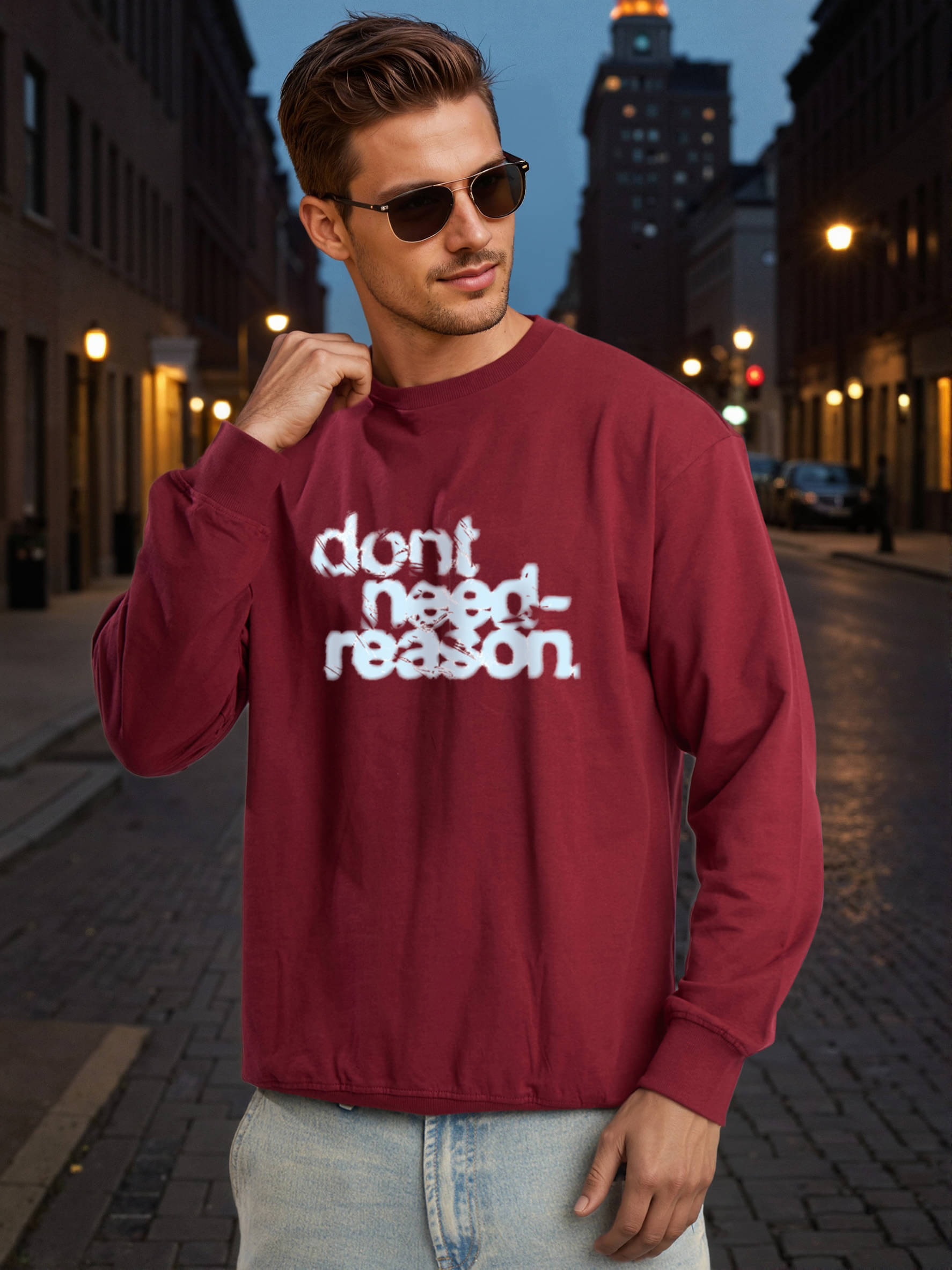 Bene Kleed Cotton Round Neck Men's Sweatshirt - Maroon ( Pack of 1 ) Bene Kleed Cotton Round Neck Men's Sweatshirt - Maroon ( Pack of 1 )
