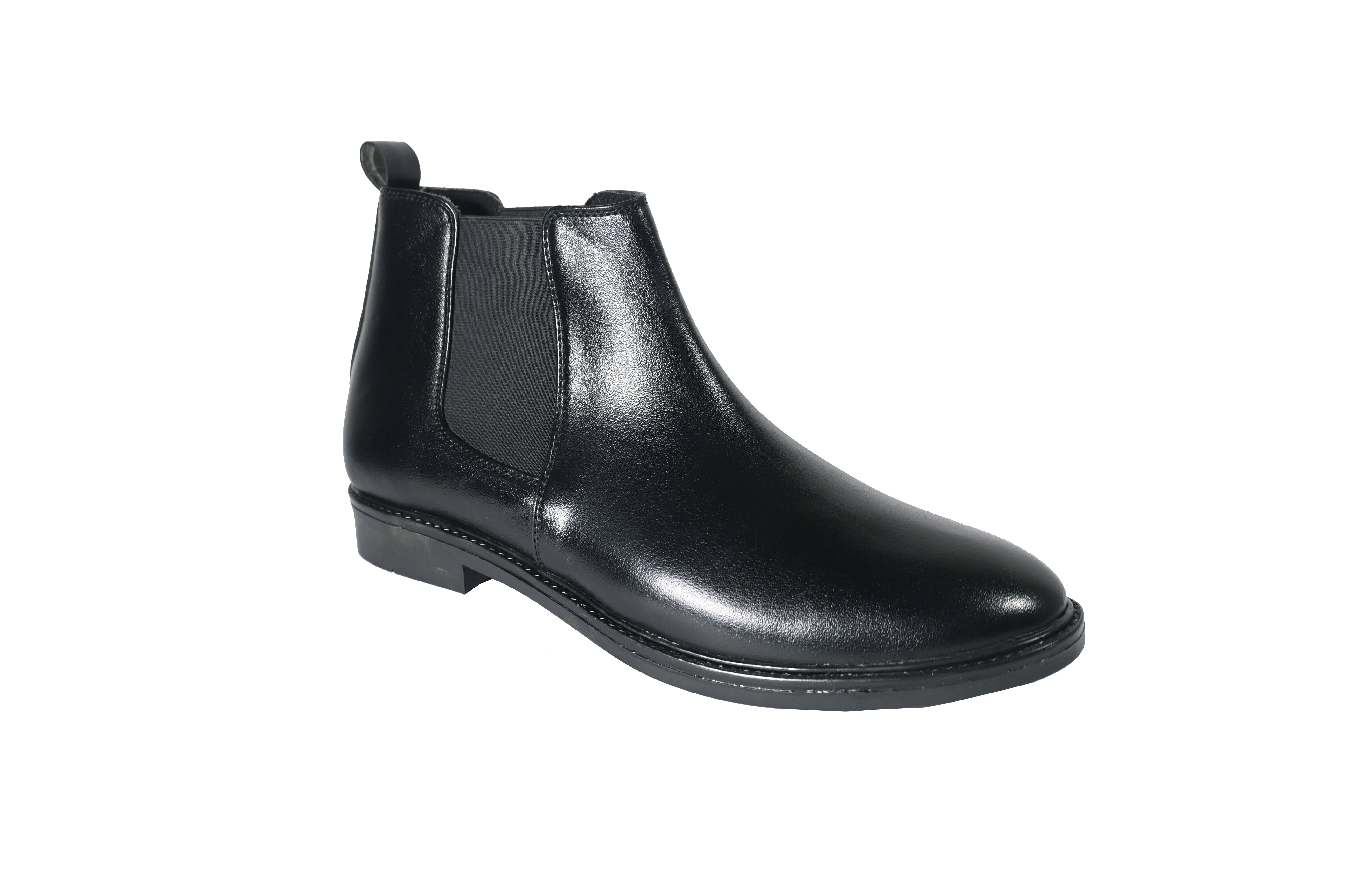 Big Liner Black Men's Chelsea Boots     			Big Liner Black Men's Chelsea Boots