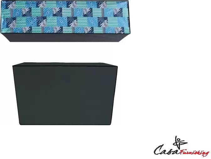 CASA FURNISHING Set of 2 Polyester Green AC Cover for 1.5 Ton Split AC CASA FURNISHING Set of 2 Polyester Green AC Cover for 1.5 Ton Split AC