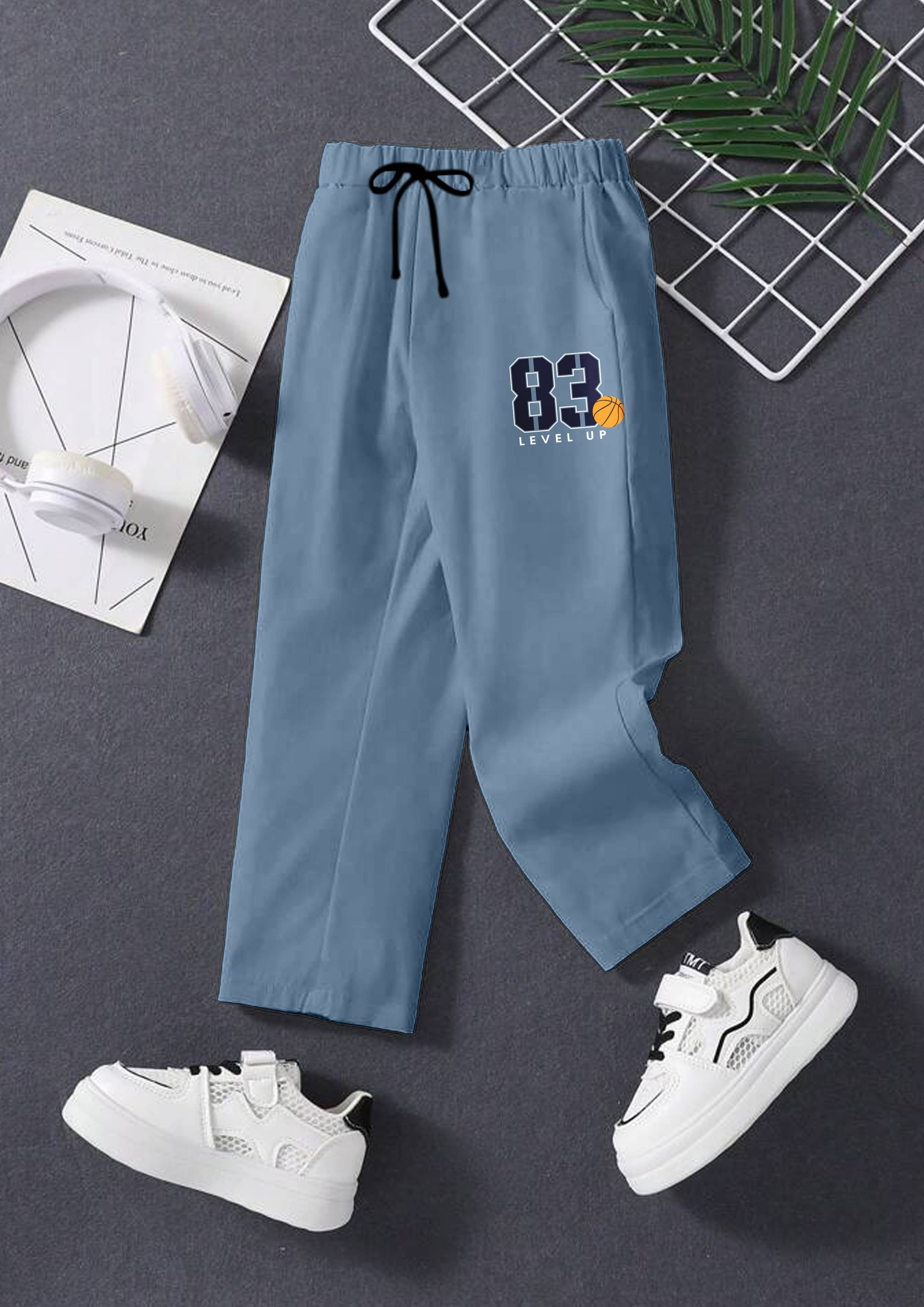     			CODEZ Pack of 1 Boys Polyester Trackpant ( Blue )