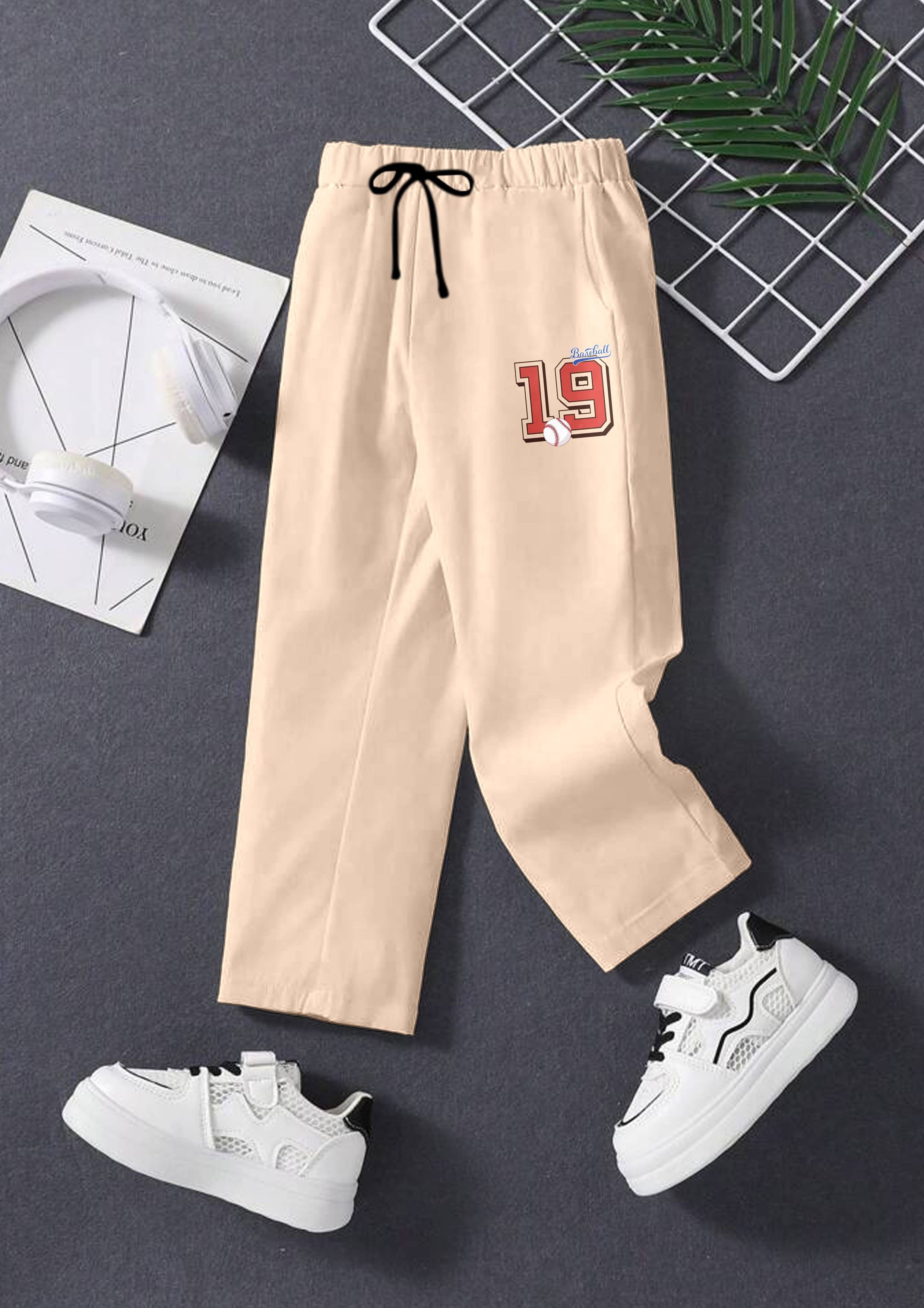     			CODEZ Pack of 1 Boys Polyester Trackpant ( Beige )