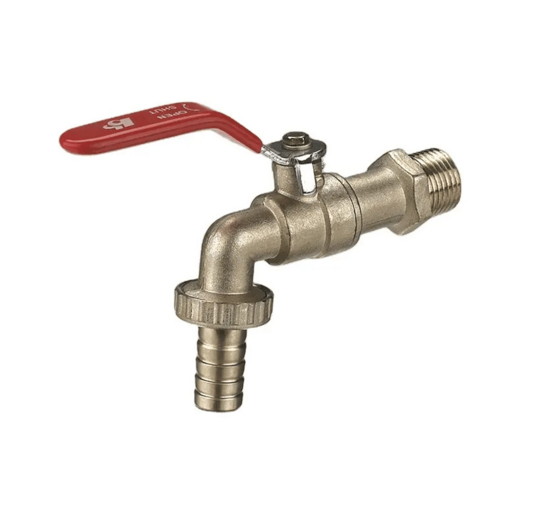     			Cossimo Brass Nozzle Bib Tap Brass Bathroom Tap (Bib Cock)