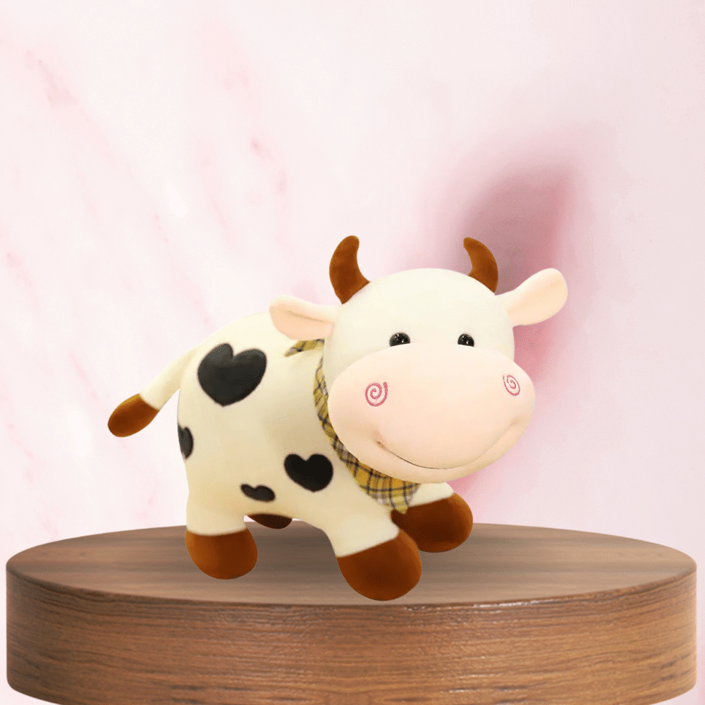 Cow Soft Toy by CuddleNest: A Moo-velour Cuddle Buddy for All Ages Cow Soft Toy by CuddleNest: A Moo-velour Cuddle Buddy for All Ages