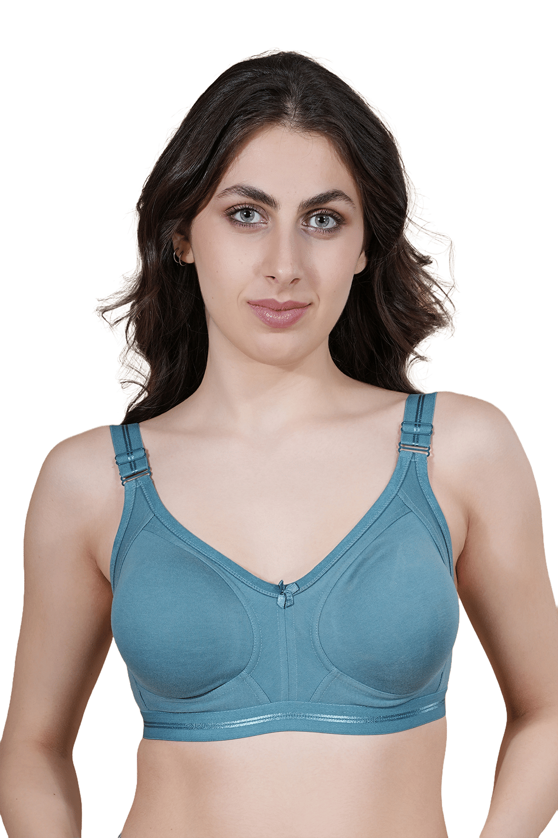     			Dempsey Cotton Blend Non Padded T-Shirt Bra ( Blue , Pack of 1 )
