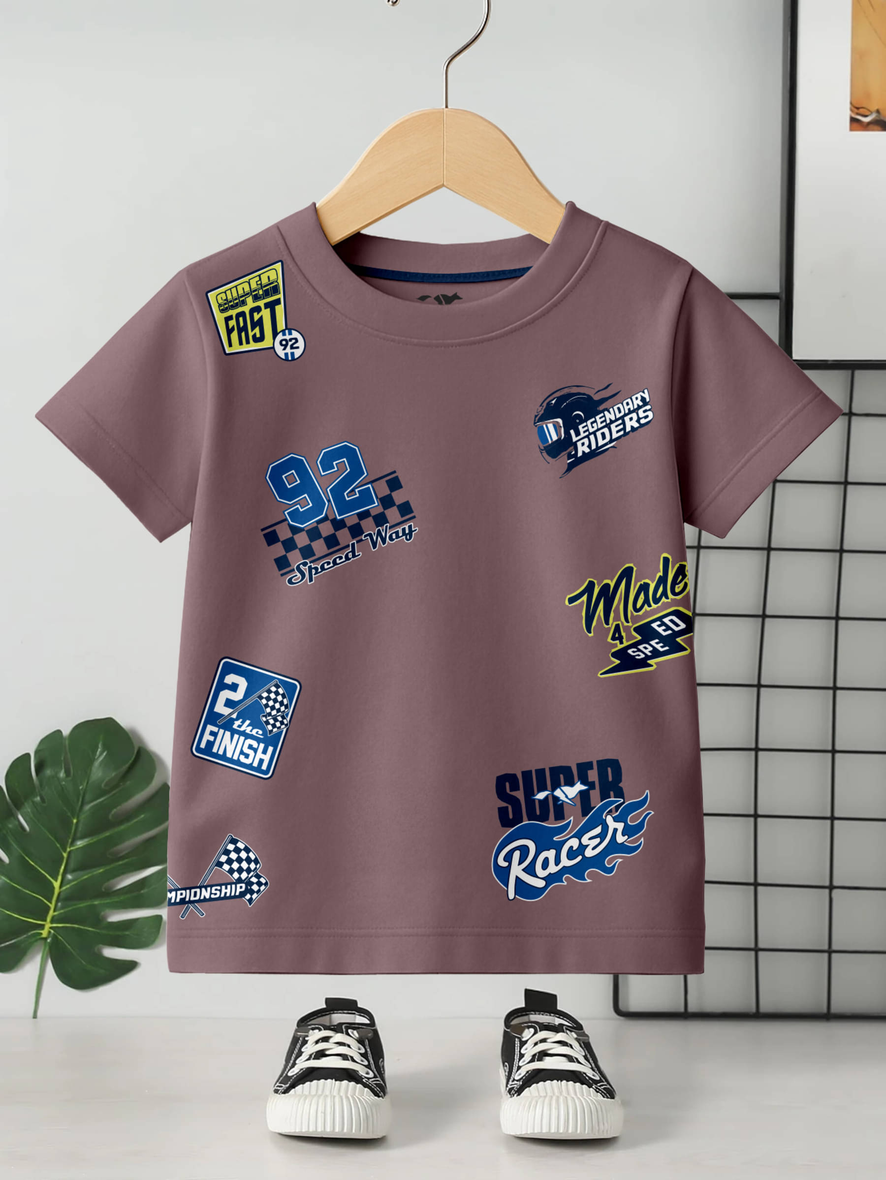     			FROSEN FOX Pack of 1 Boys Cotton T-Shirt ( Light Pink )
