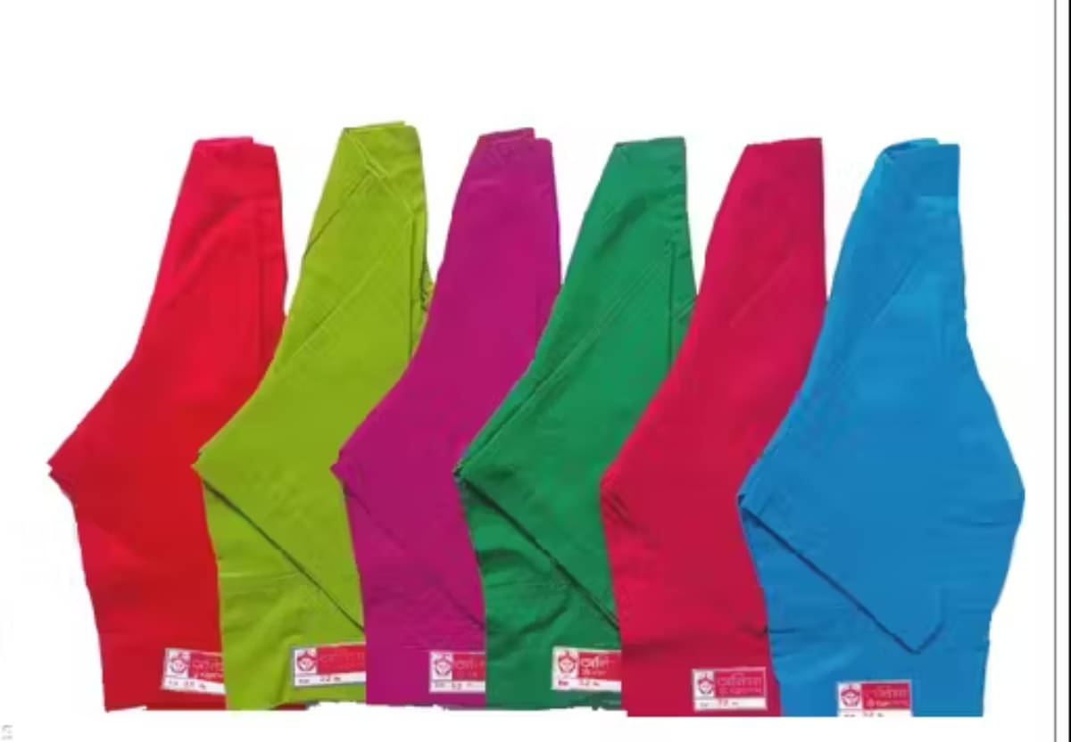 G Multicolor Readymade without Pad Cotton Women's Blouse ( Pack of 6 ) G Multicolor Readymade without Pad Cotton Women's Blouse ( Pack of 6 )