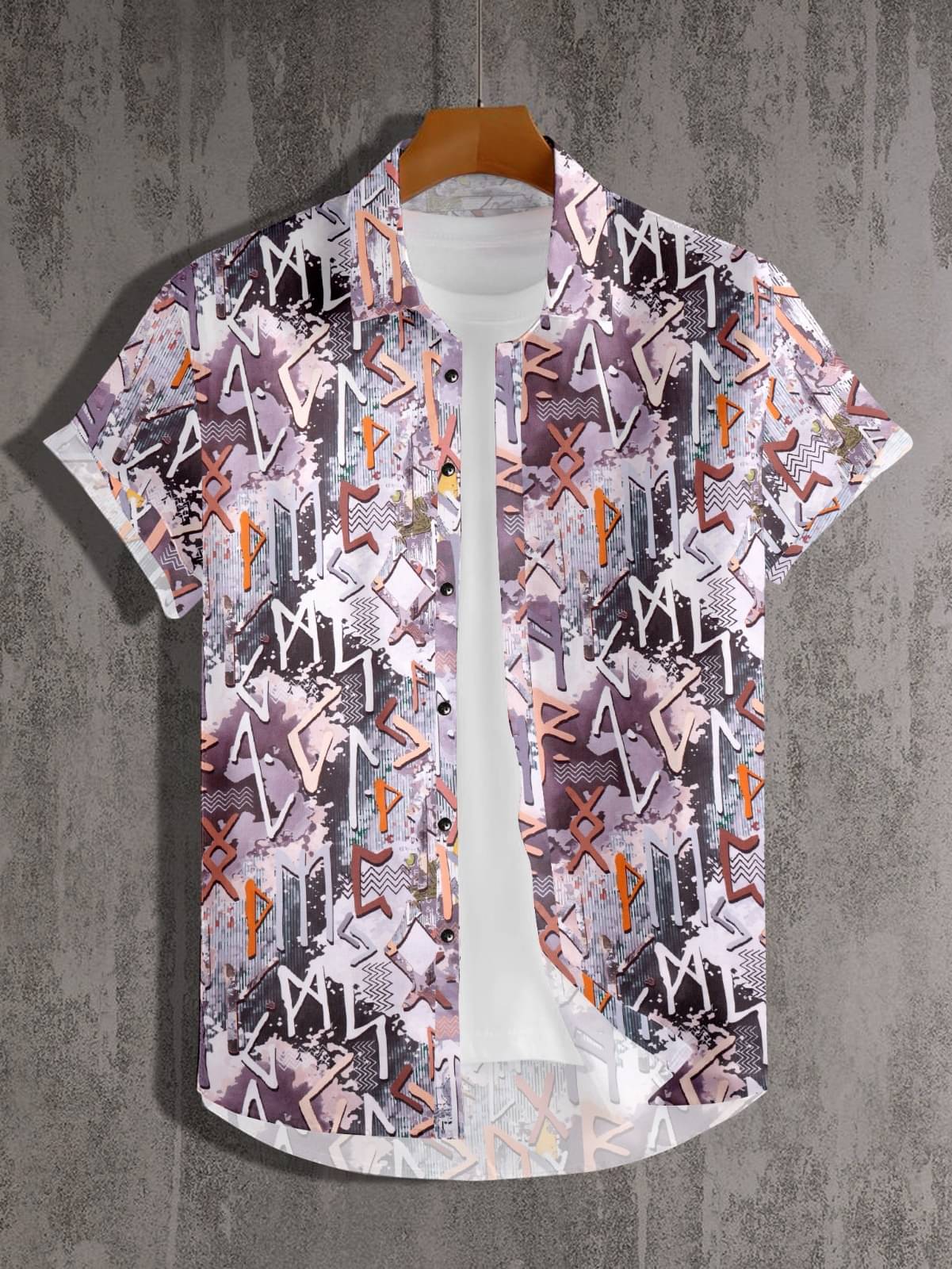     			GLORISTAR Cotton Blend Regular Fit Printed Half Sleeves Men's Casual Shirt - Multicolor ( Pack of 1 )