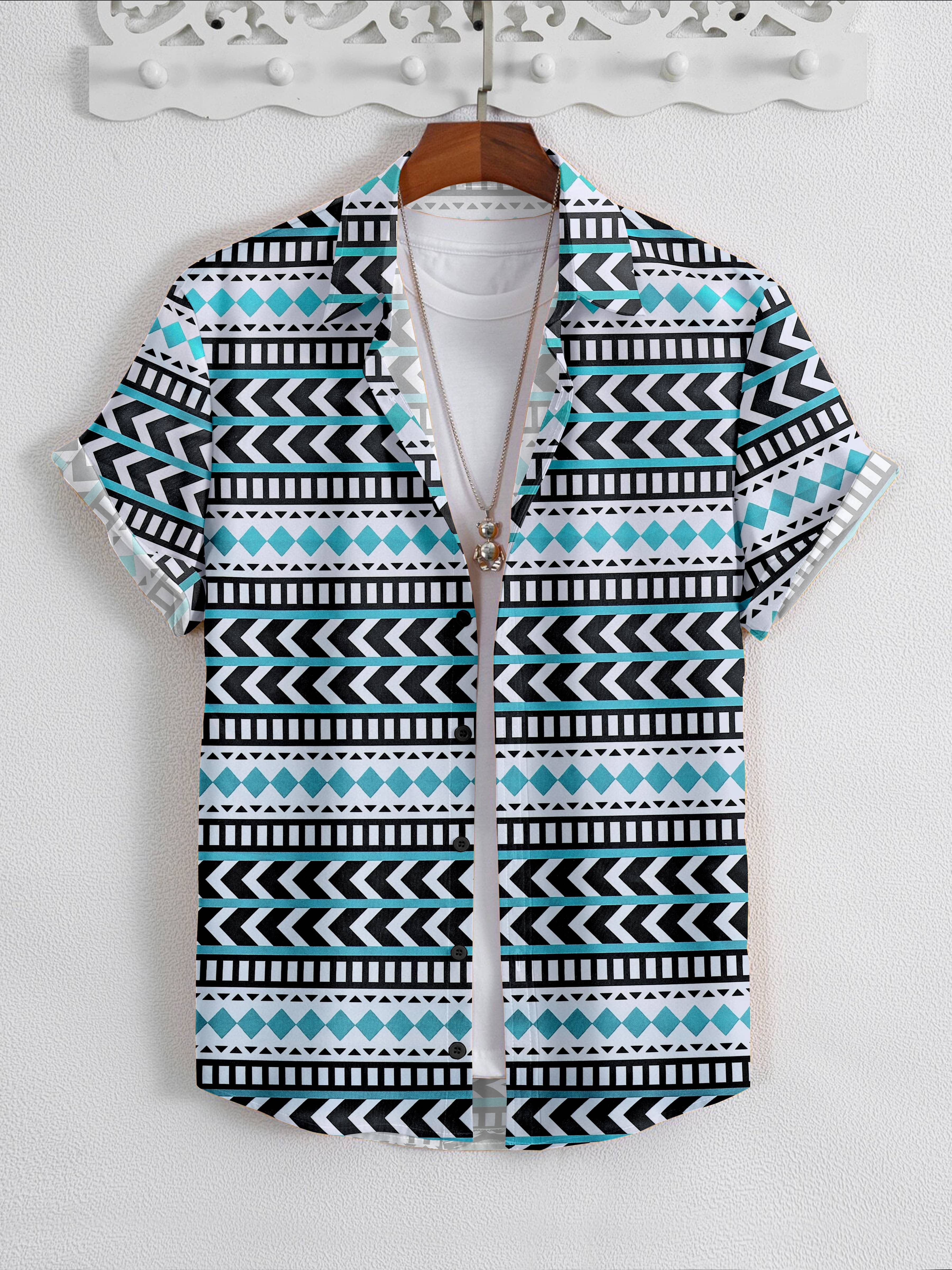 GLORISTAR Cotton Blend Regular Fit Printed Half Sleeves Men's Casual Shirt - Multicolor ( Pack of 1 ) GLORISTAR Cotton Blend Regular Fit Printed Half Sleeves Men's Casual Shirt - Multicolor ( Pack of 1 )
