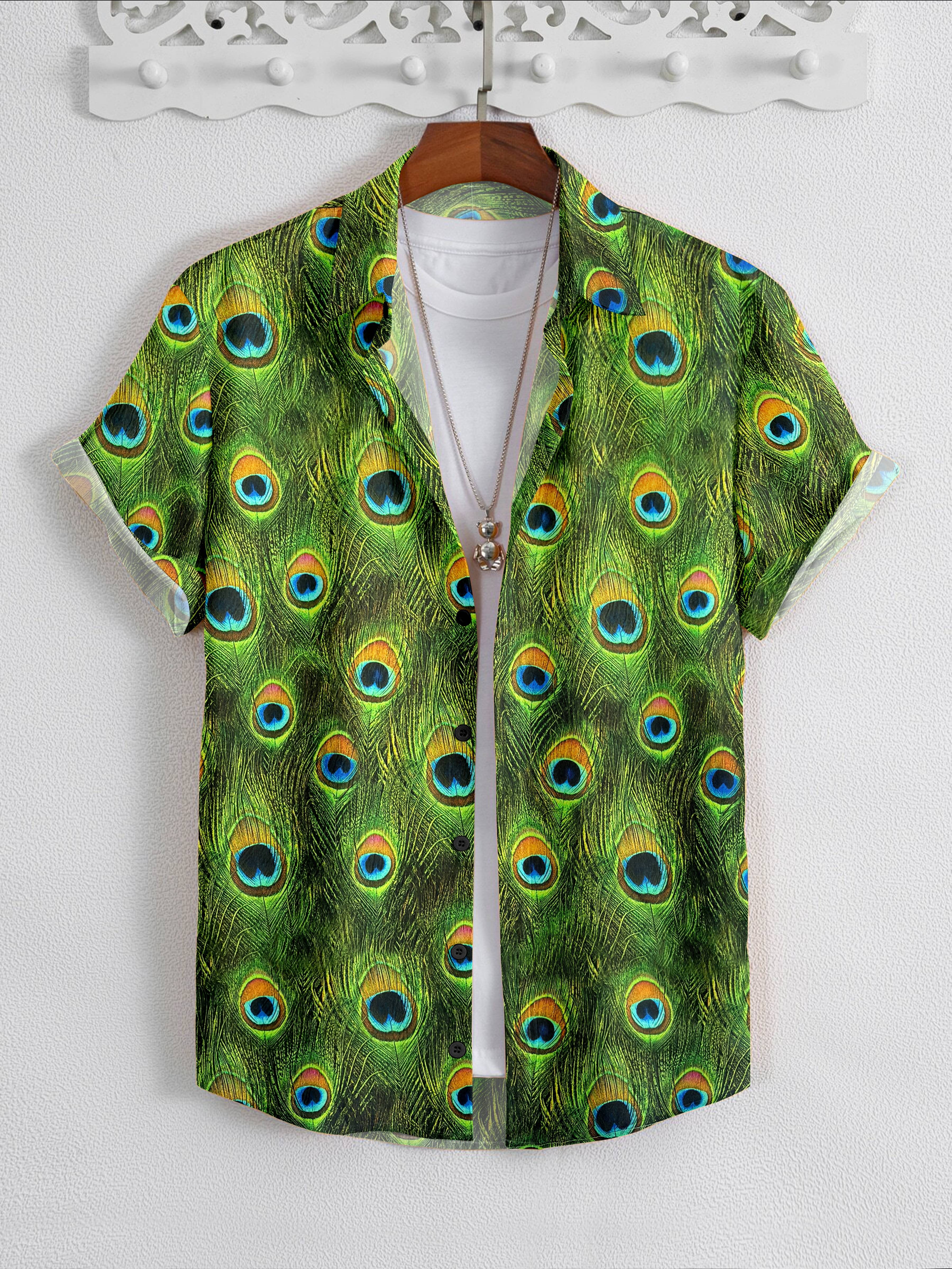 GLORISTAR Cotton Blend Regular Fit Printed Half Sleeves Men's Casual Shirt - Multicolor ( Pack of 1 ) GLORISTAR Cotton Blend Regular Fit Printed Half Sleeves Men's Casual Shirt - Multicolor ( Pack of 1 )