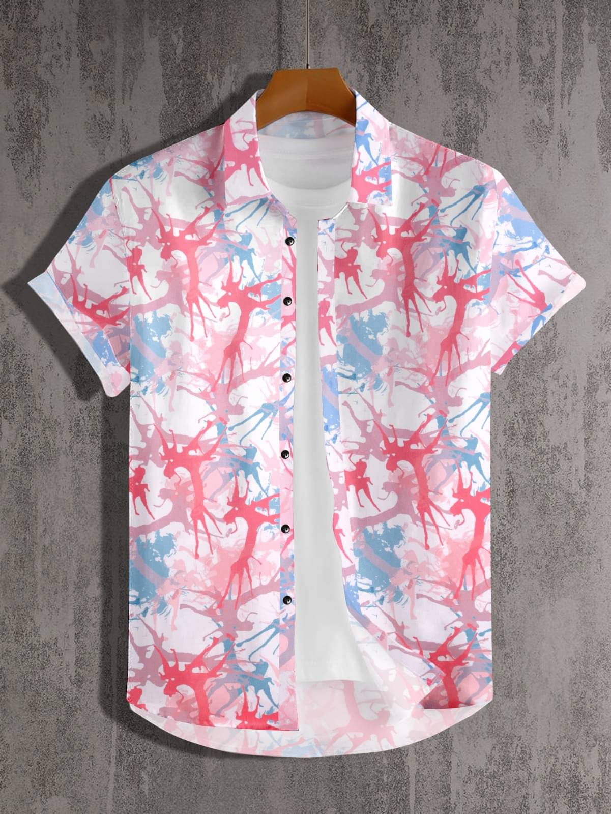 GLORISTAR Cotton Blend Regular Fit Printed Half Sleeves Men's Casual Shirt - Multicolor ( Pack of 1 ) GLORISTAR Cotton Blend Regular Fit Printed Half Sleeves Men's Casual Shirt - Multicolor ( Pack of 1 )