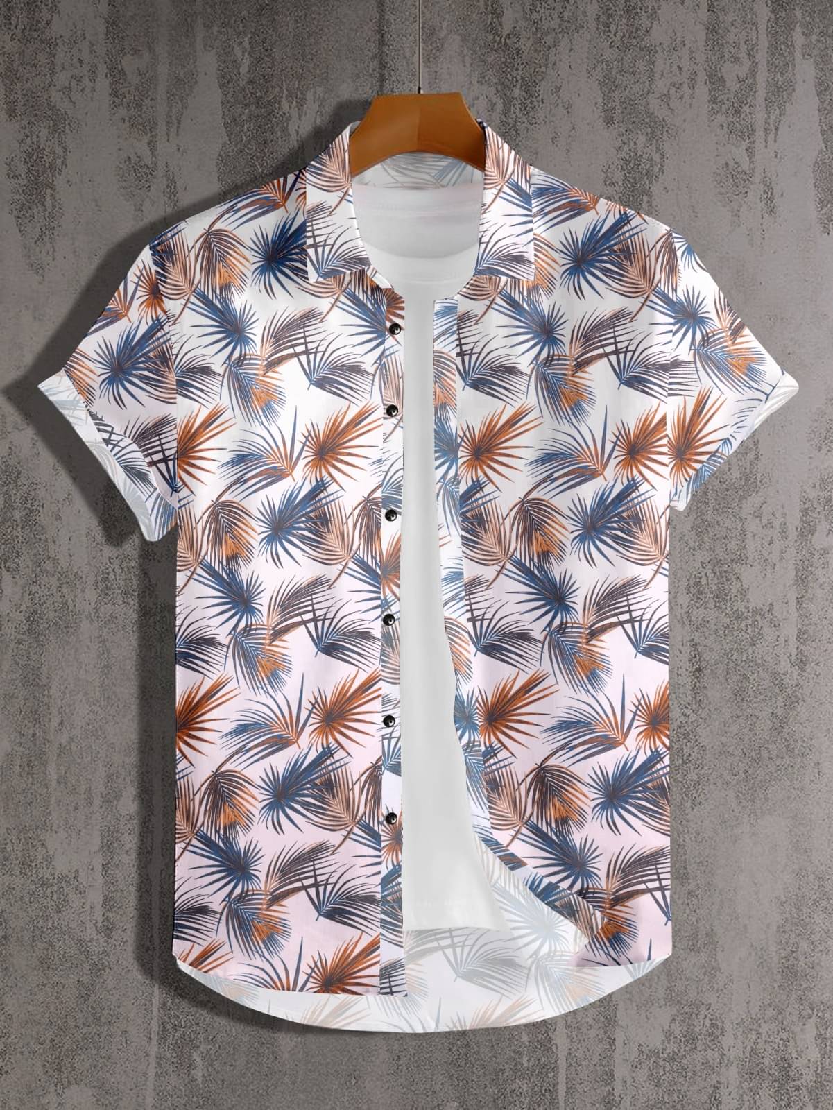     			GLORISTAR Cotton Blend Regular Fit Printed Half Sleeves Men's Casual Shirt - Multicolor ( Pack of 1 )