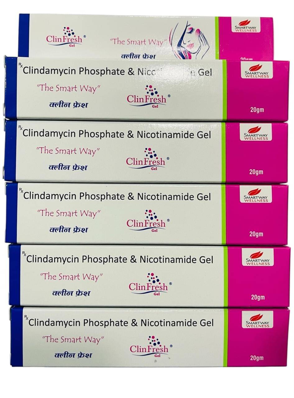     			Clinfresh Face gel For All Skin Type, 20gm ( Pack of 5)