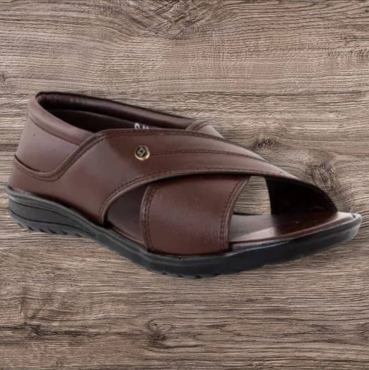     			INFINITRENZ - Brown Men's Sandals