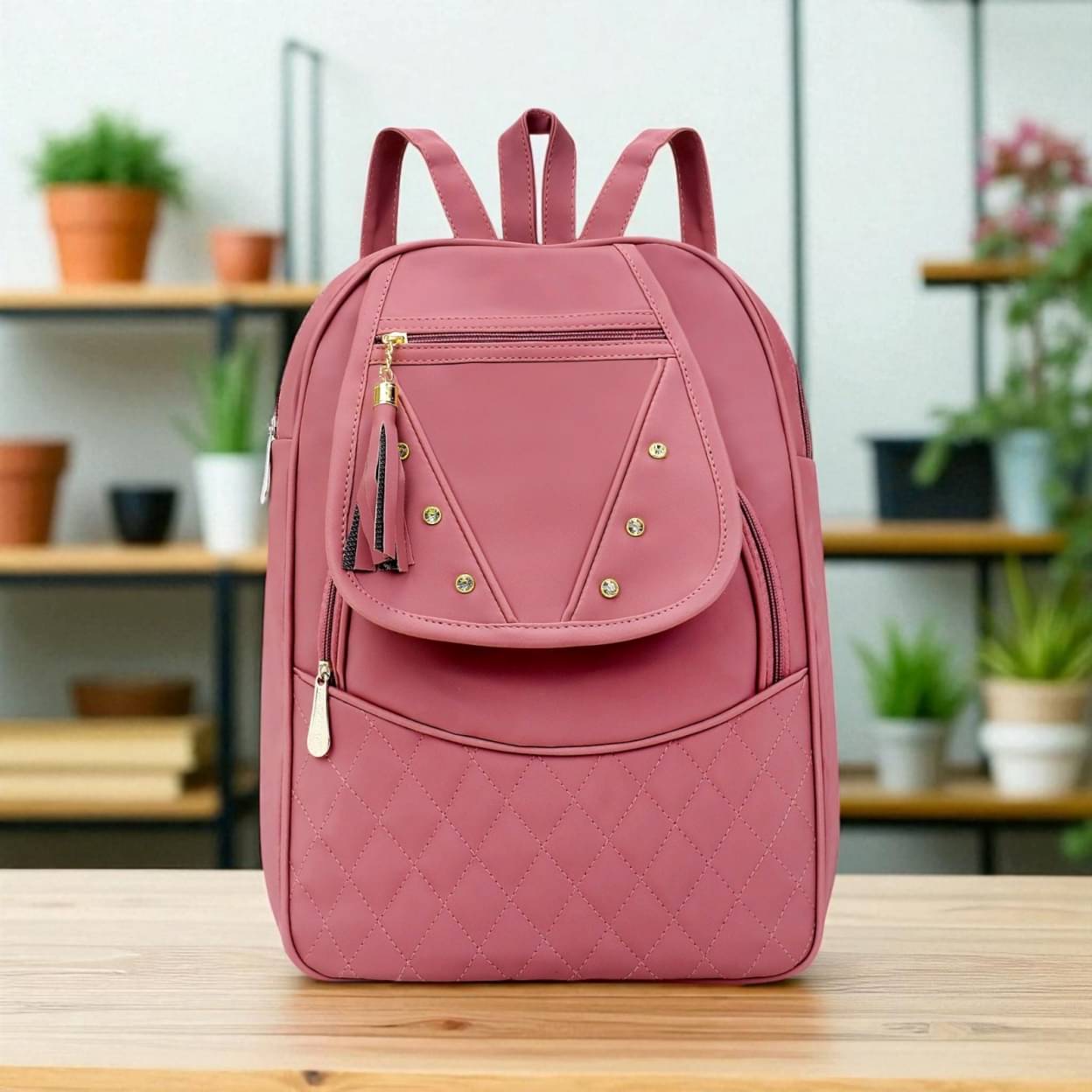     			Jiema Backpack PU Set of 1 ( Red )