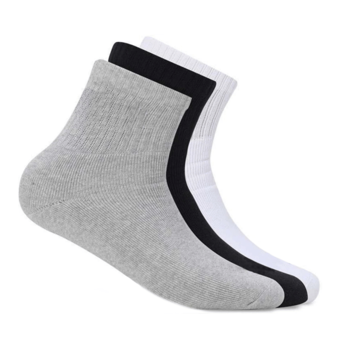     			Jiema Pack of 3 Men's Cotton Ankle Length Socks ( Multicolor )