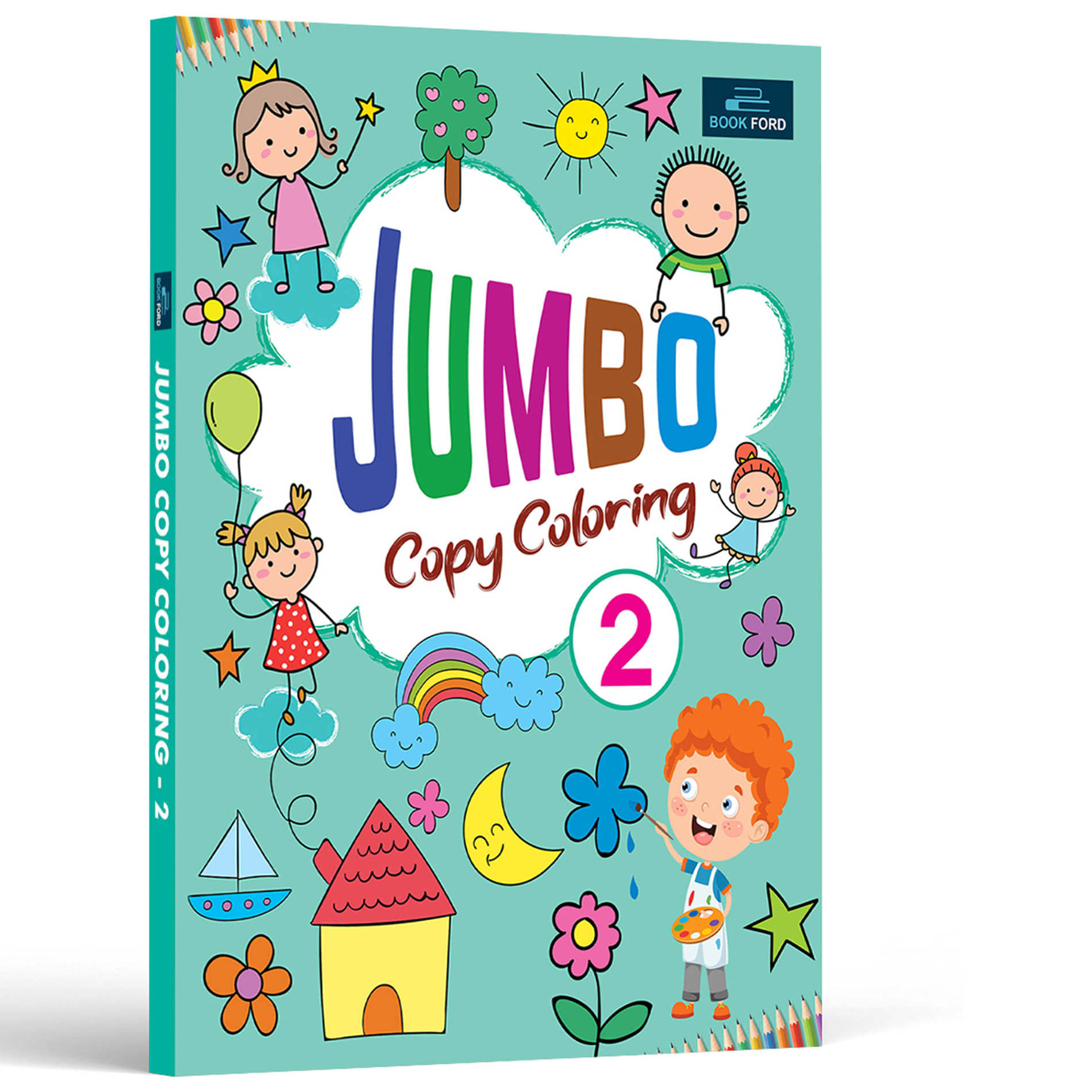     			Jumbo Copy Coloring Book Part 2 Coloing Book For Kids