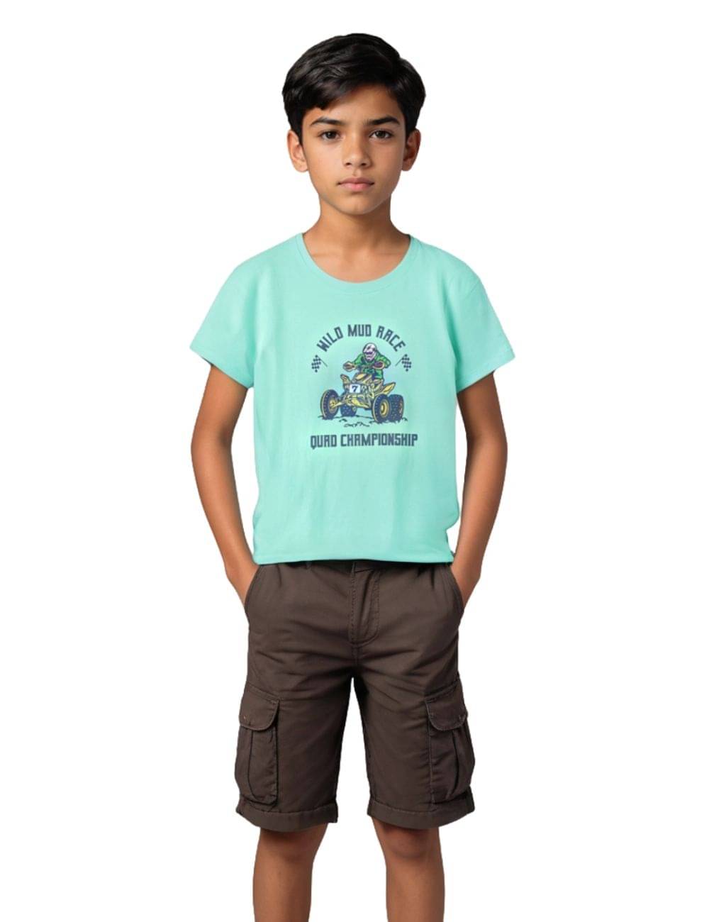     			Mijoosh Pack of 1 Boys Cotton T-Shirt ( Green )