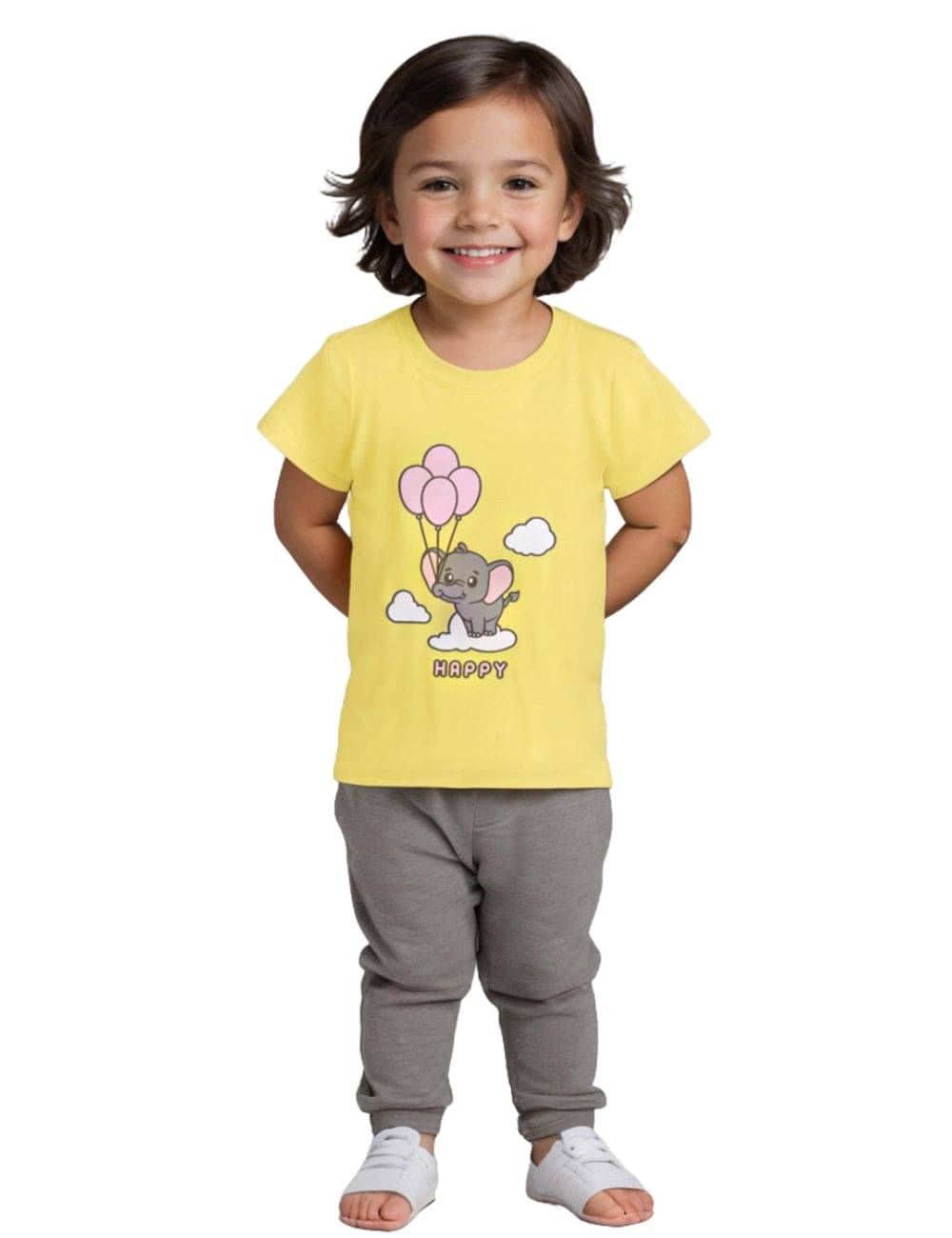     			Mijoosh Pack of 1 Girls Cotton T-Shirt ( Yellow )