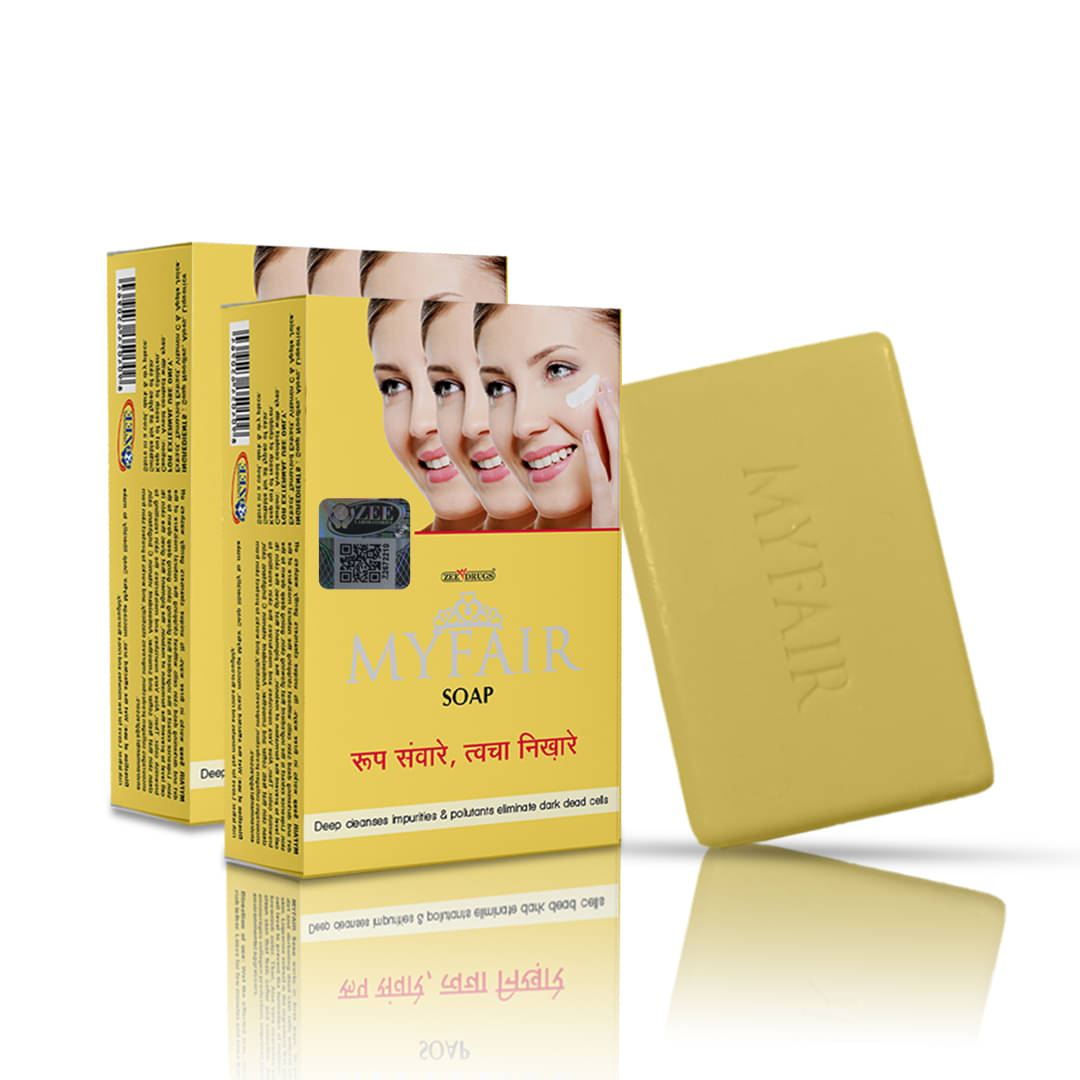     			Myfair Skin Whitening Soap for All Skin Type ( Pack of 2 )