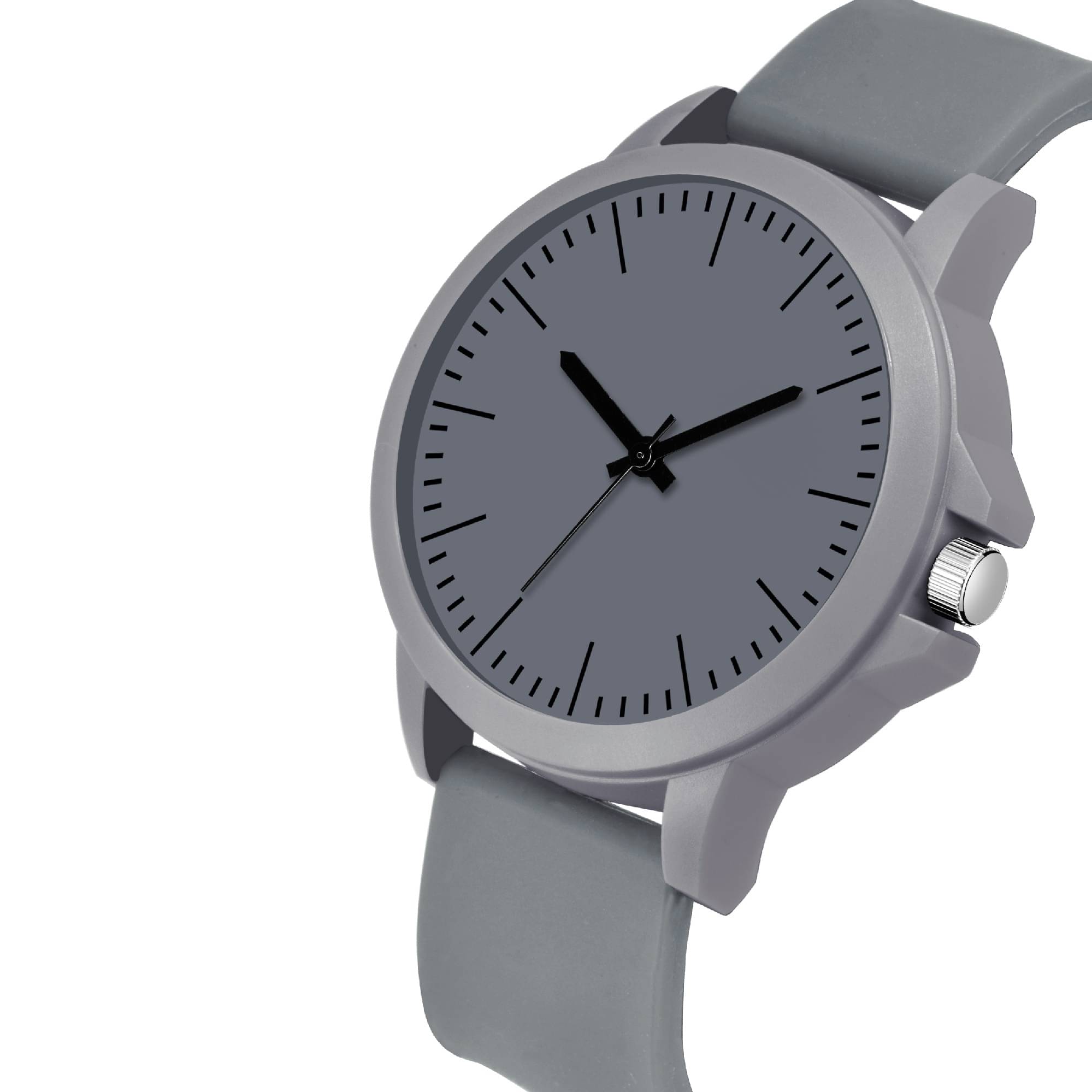     			Newman Light Grey Silicon Analog Men's Watch