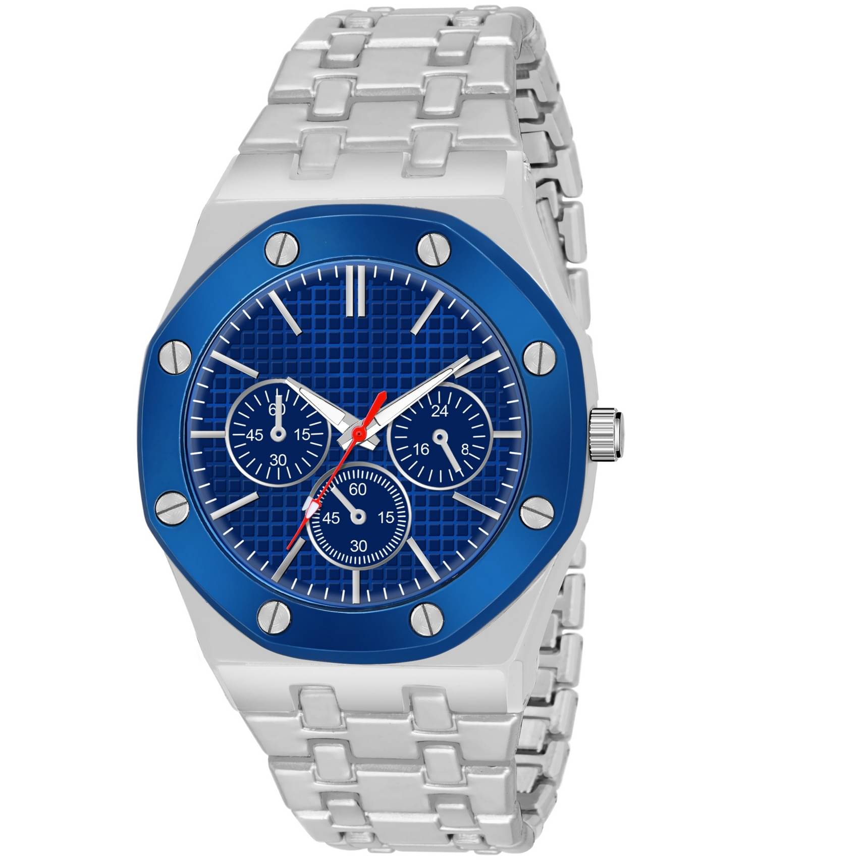     			Newman Silver Silicon Analog Men's Watch