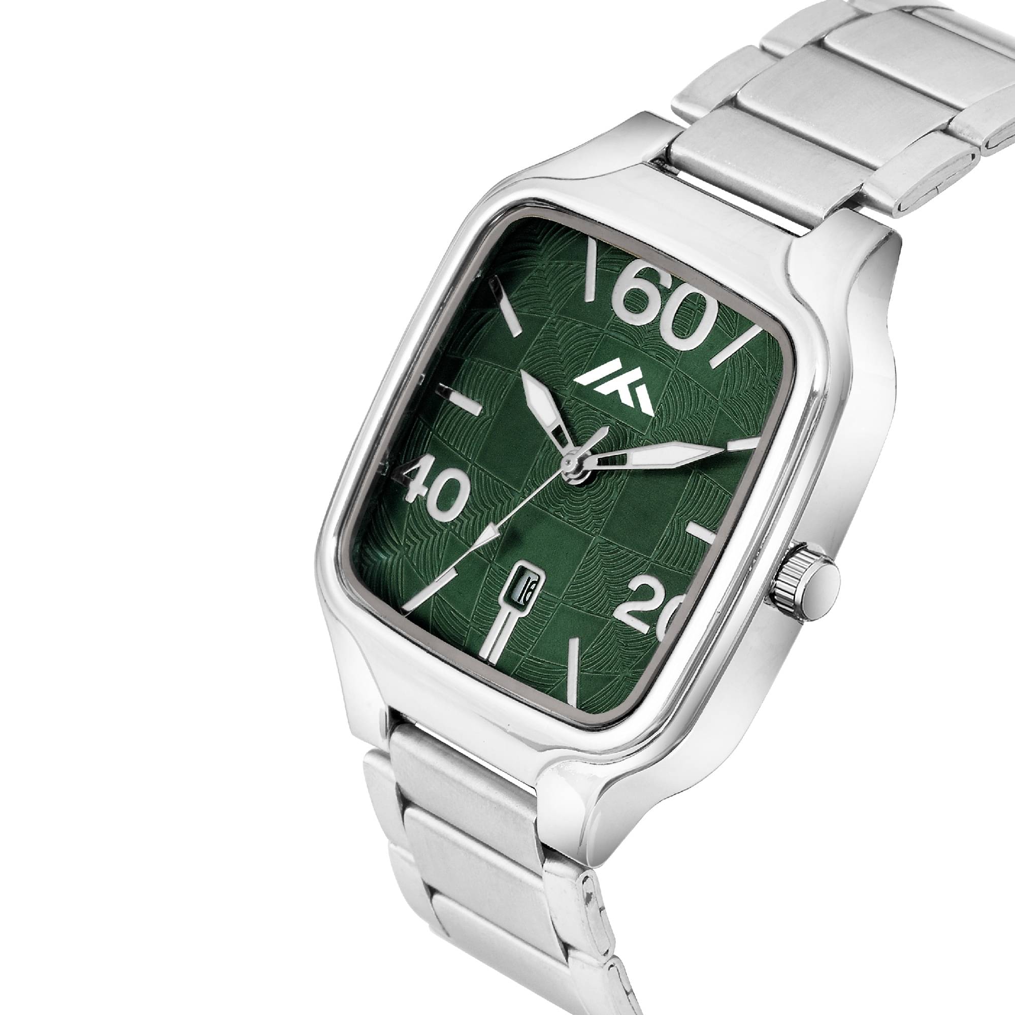     			Newman Silver Silicon Analog Men's Watch