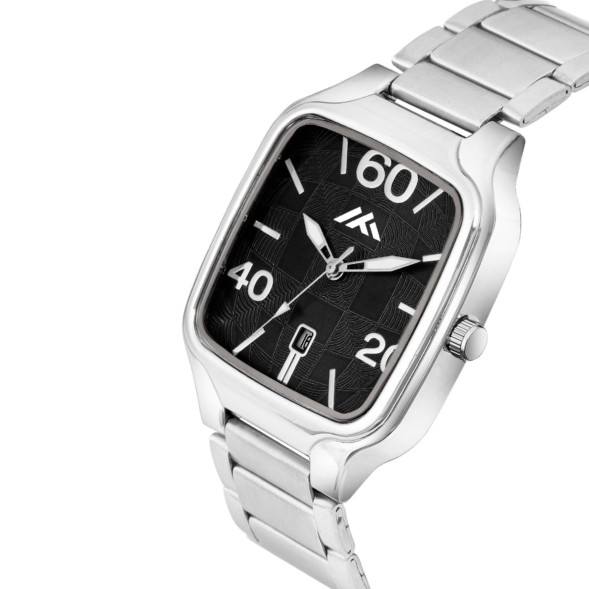     			Newman Silver Silicon Analog Men's Watch