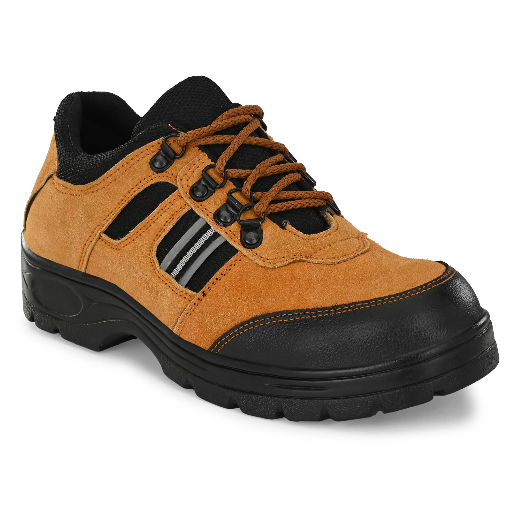     			Ozarro Derby Brown Safety Shoes