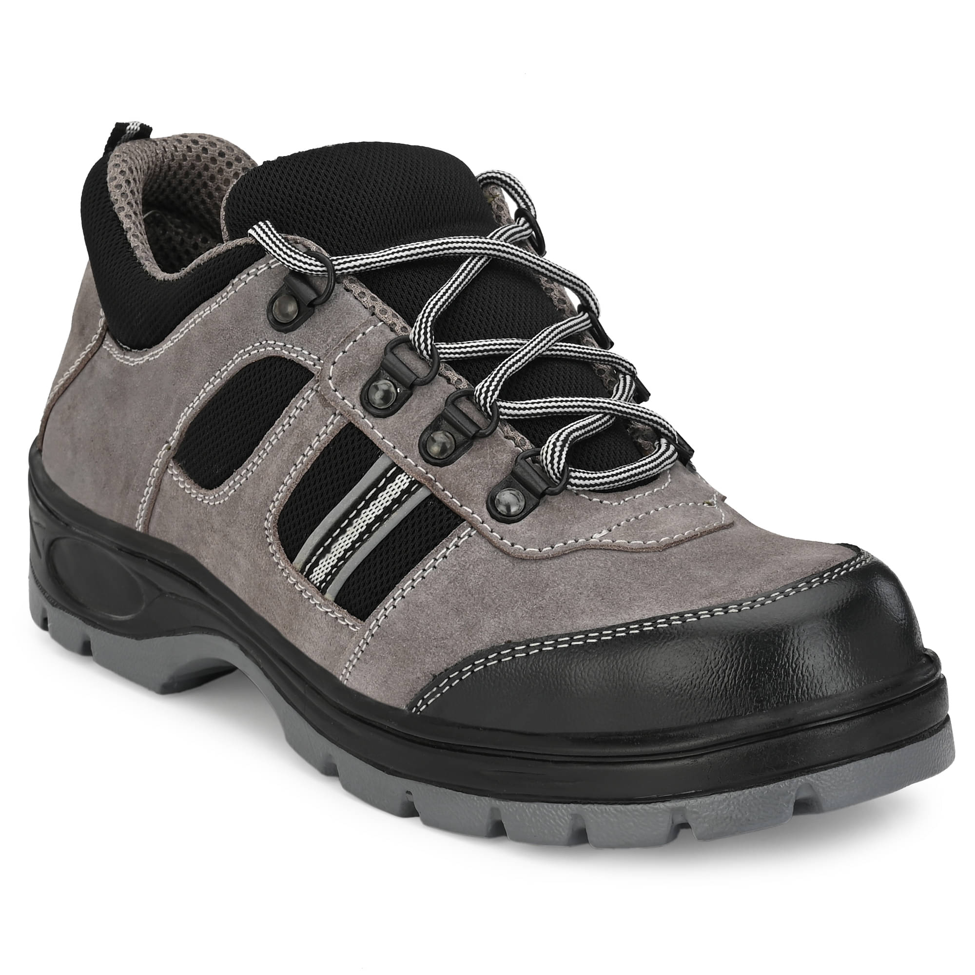     			Ozarro Derby Grey Safety Shoes
