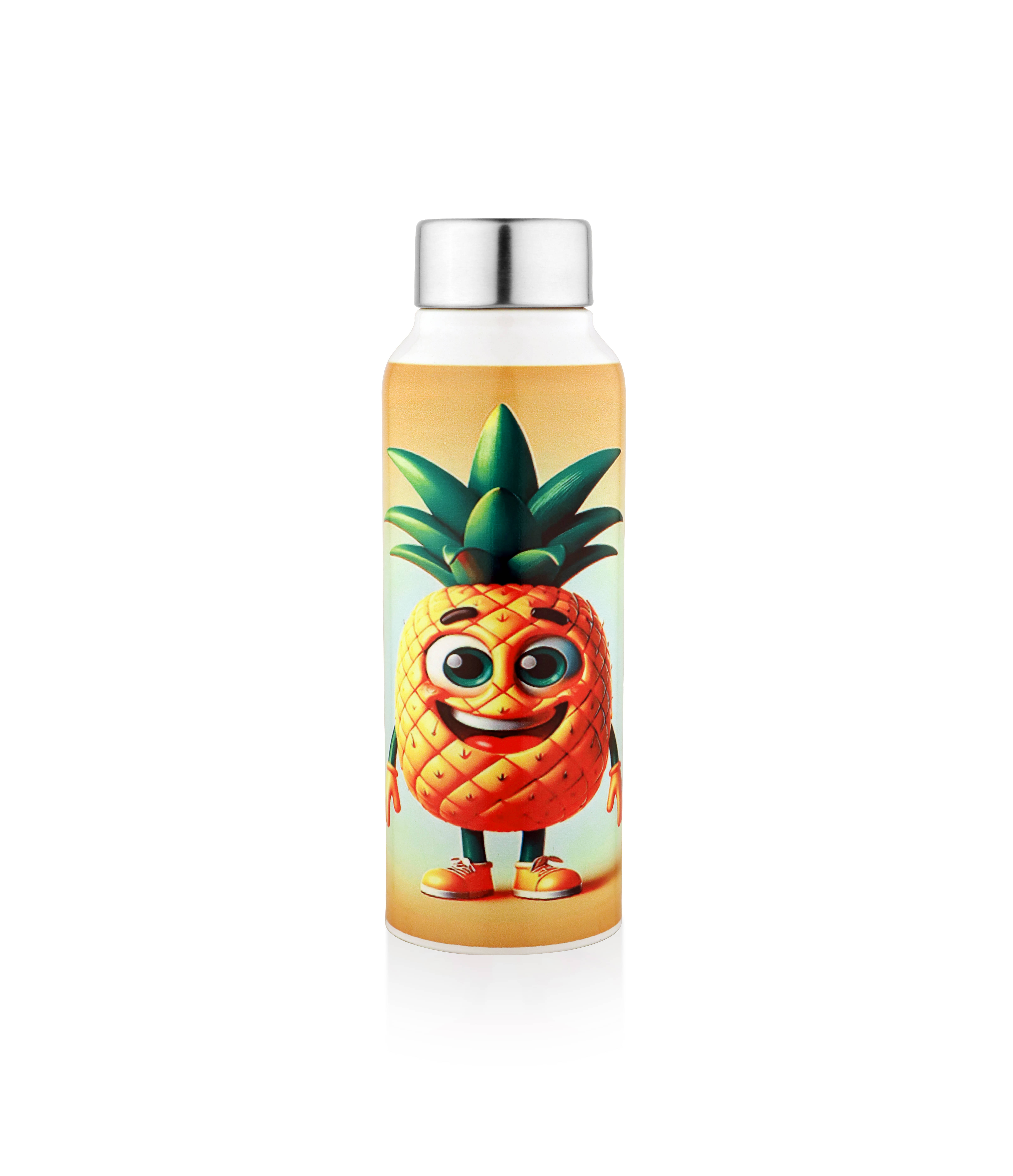     			Purex. UV Printed Classic Stainless Steel Bottle 500 ml Multicolour Stainless Steel Fridge Water Bottle 500 mL ( Set of 1 )