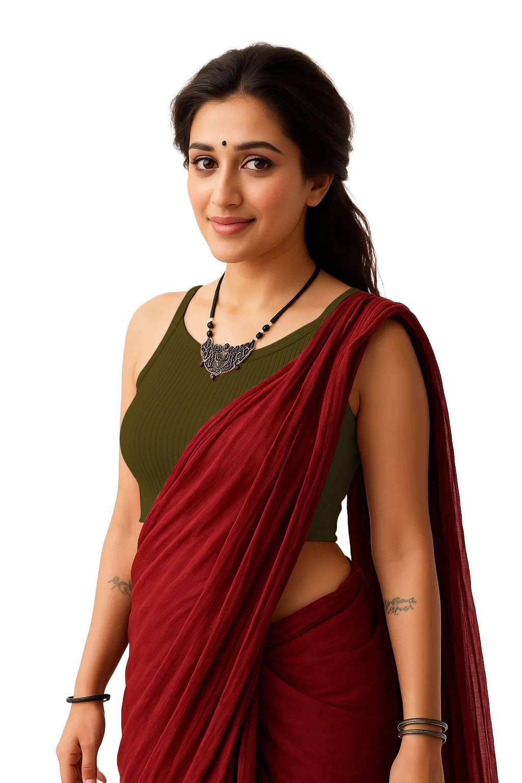 SOHOT Green Readymade without Pad Cotton Women's Blouse ( Pack of 1 ) SOHOT Green Readymade without Pad Cotton Women's Blouse ( Pack of 1 )