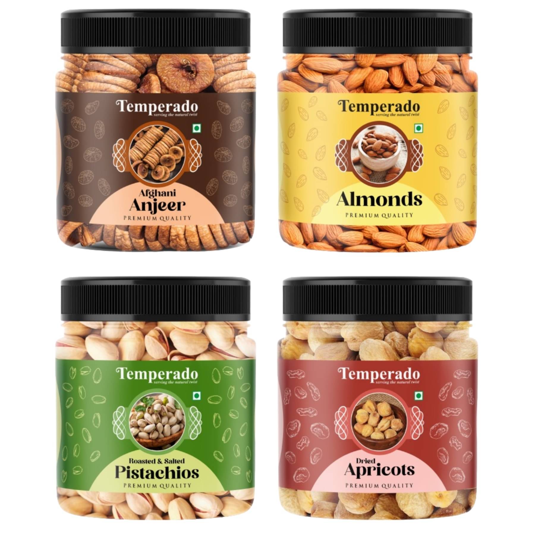     			Temperado Mixed Nuts 1000 g Pack of 4