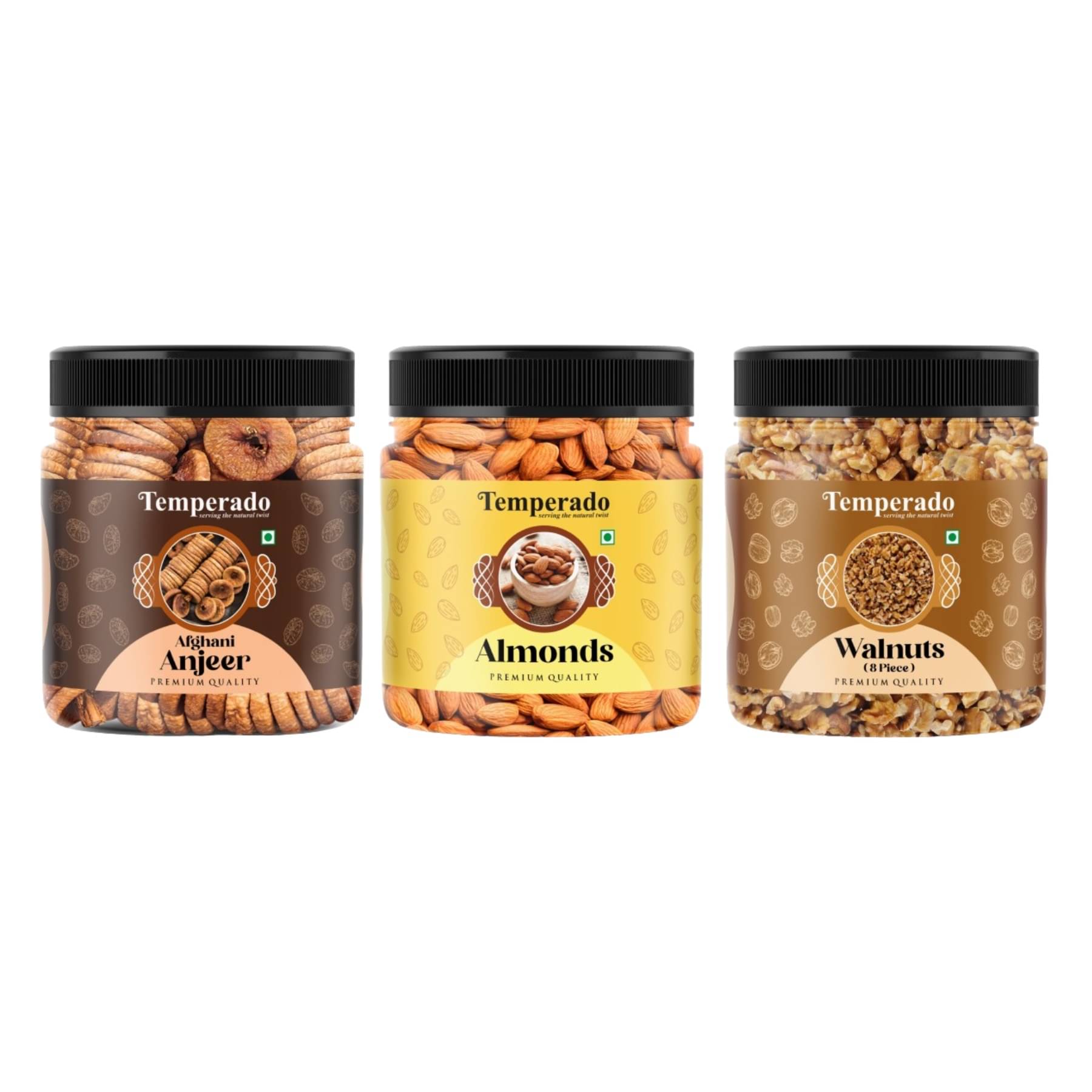     			Temperado Mixed Nuts 750 g Pack of 3