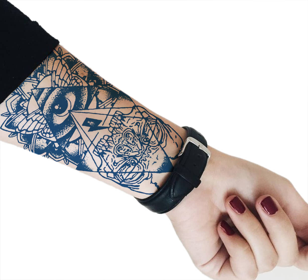The Canvas Arts 4 Weeks Life Semipermanent Tattoo Realistic Look Body Tattoo