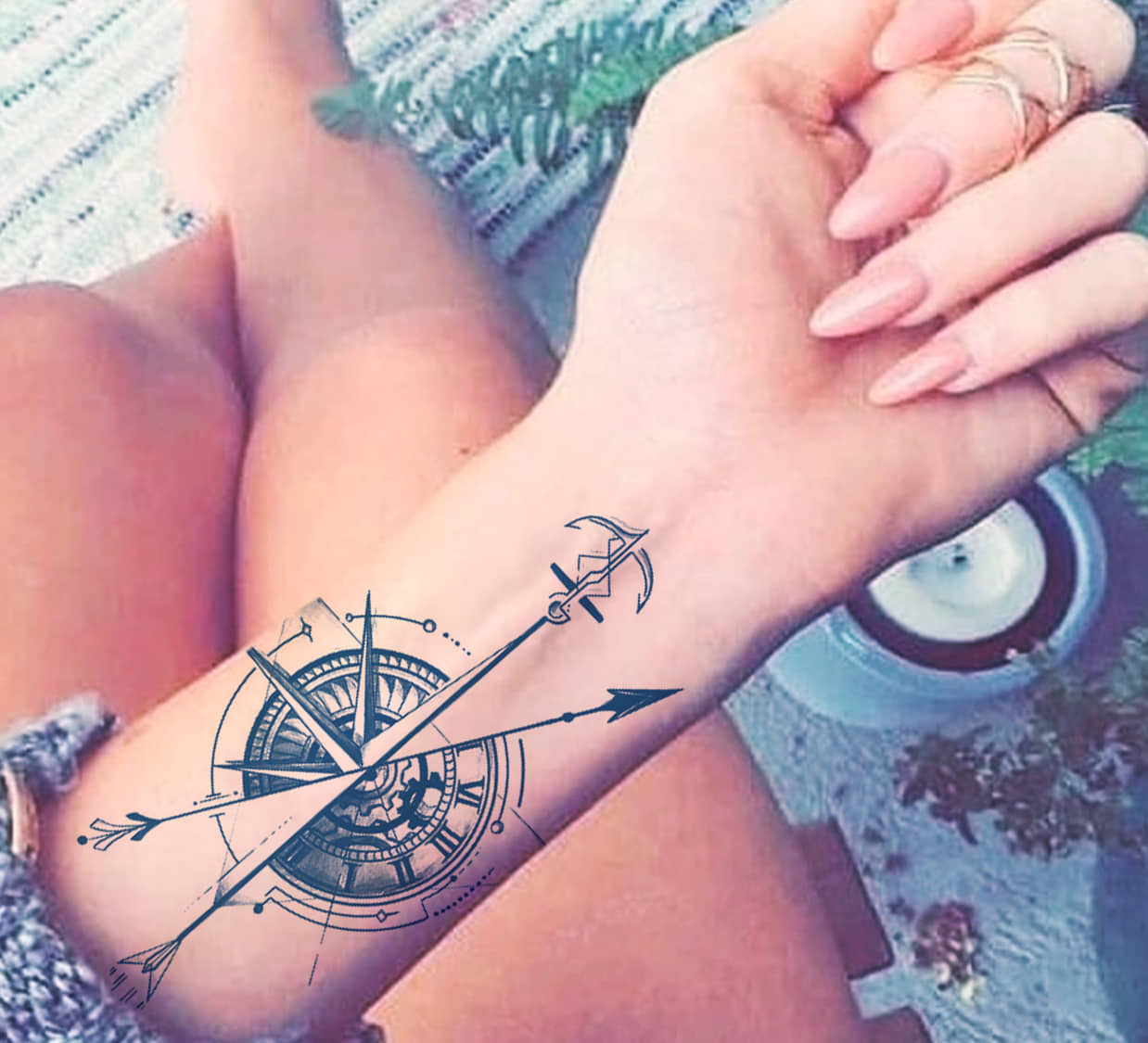 The Canvas Arts 4 Weeks Life Semipermanent Tattoo Realistic Look Body Tattoo